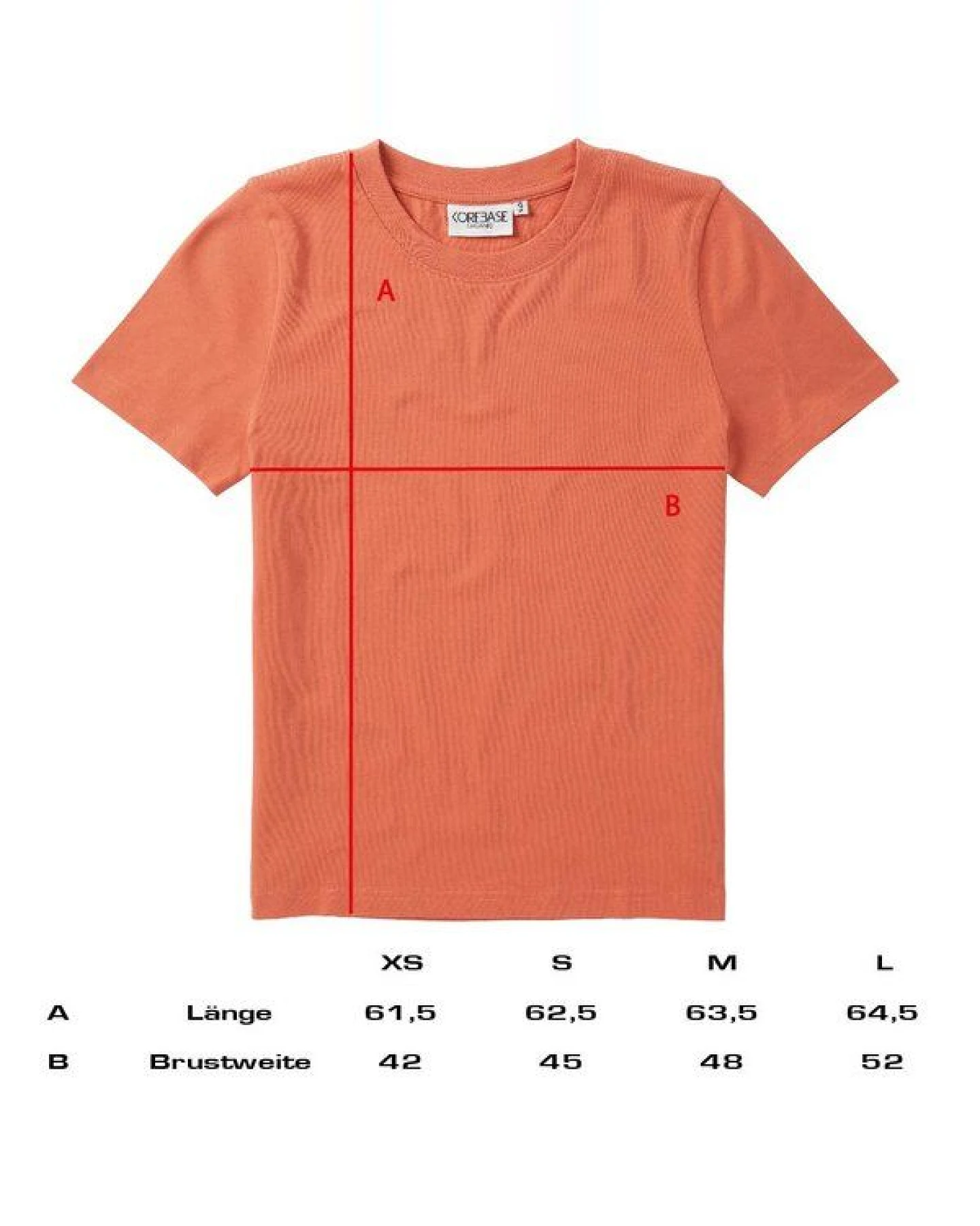 COREBASE Damen TShirt "Classic Fit" aus 100% Baumwolle – Ansicht 4