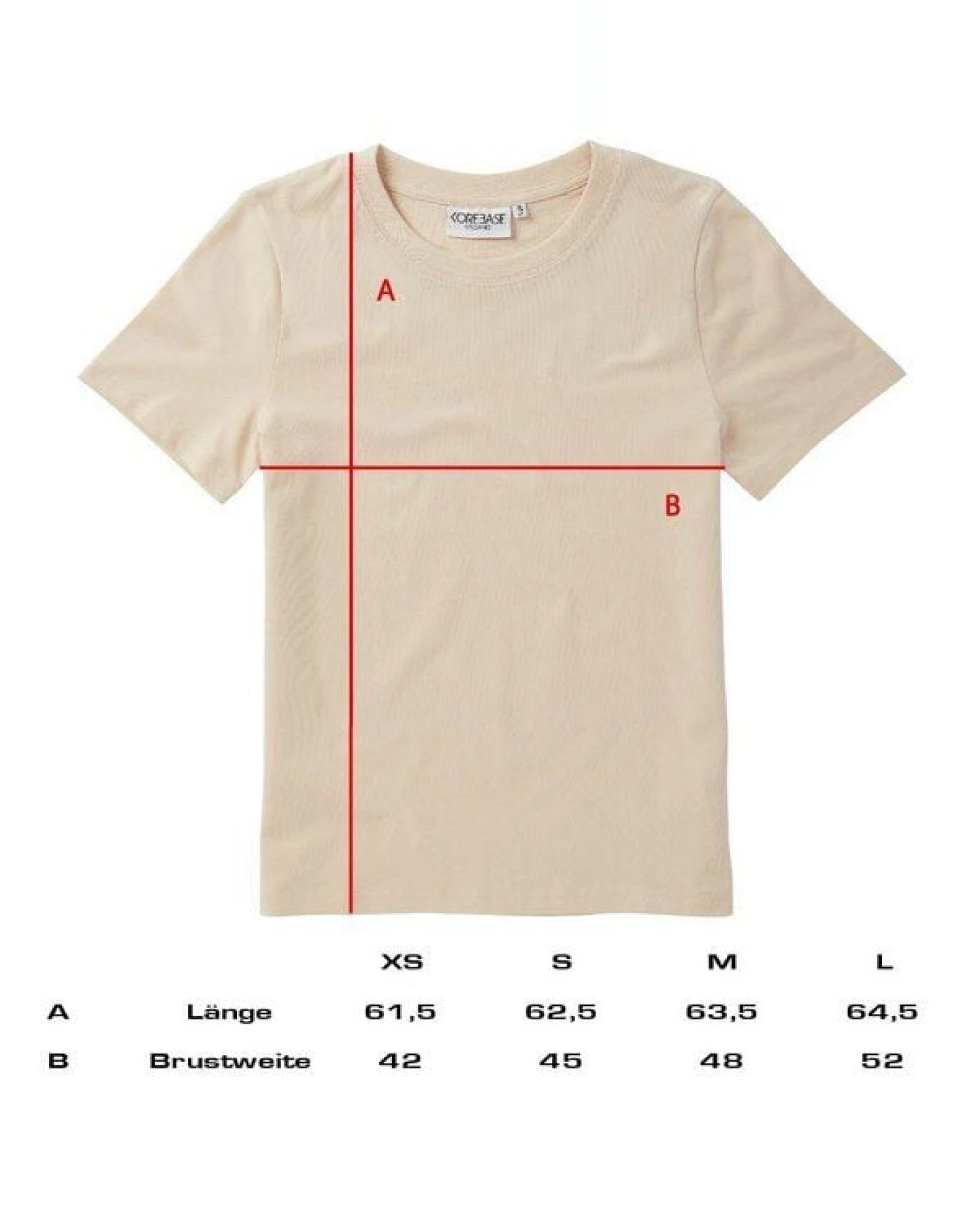 COREBASE Damen TShirt "Classic Fit" aus 100% Baumwolle – Ansicht 4