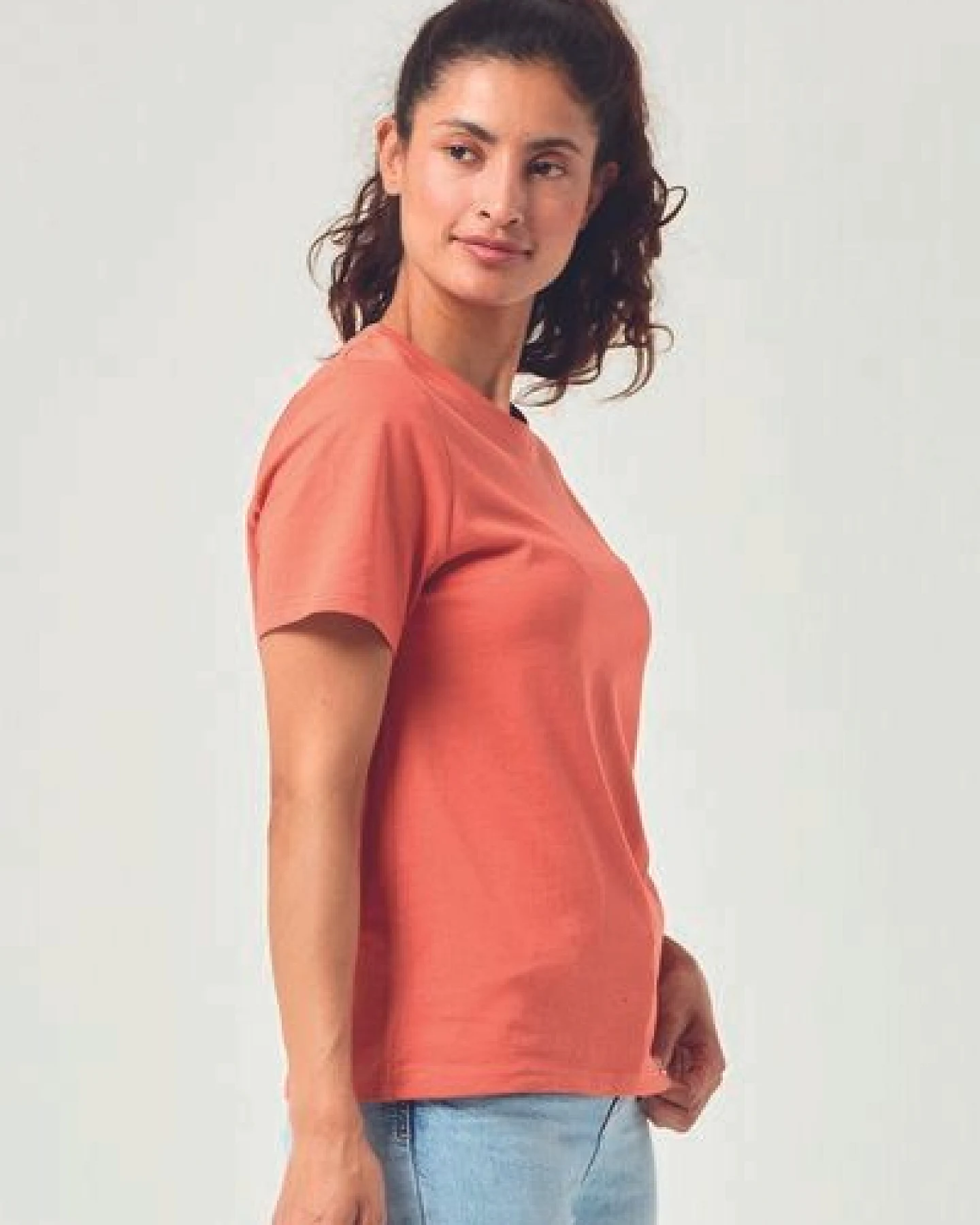 COREBASE Damen TShirt "Classic Fit" aus 100% Baumwolle – Ansicht 2