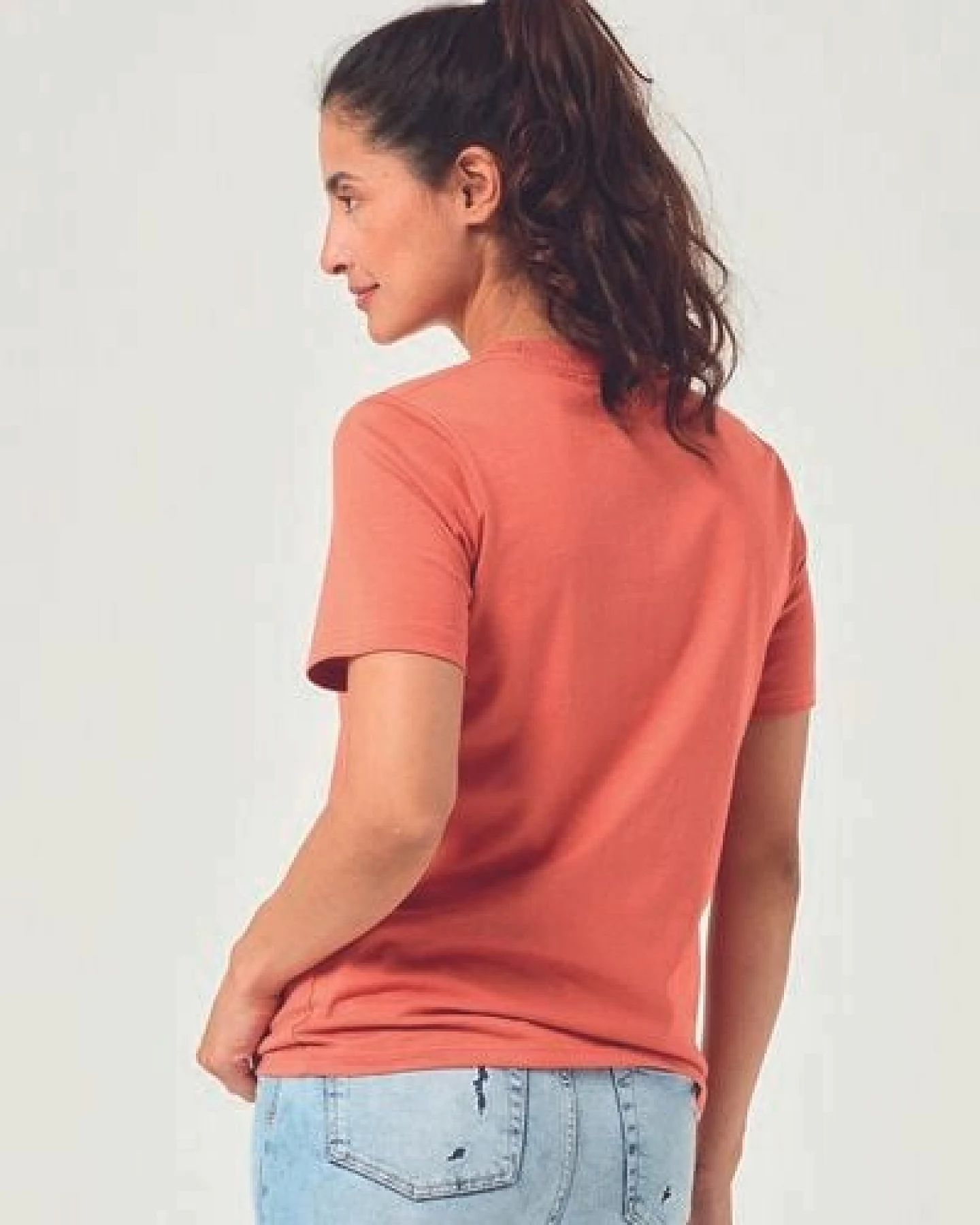 COREBASE Damen TShirt "Classic Fit" aus 100% Baumwolle – Ansicht 3