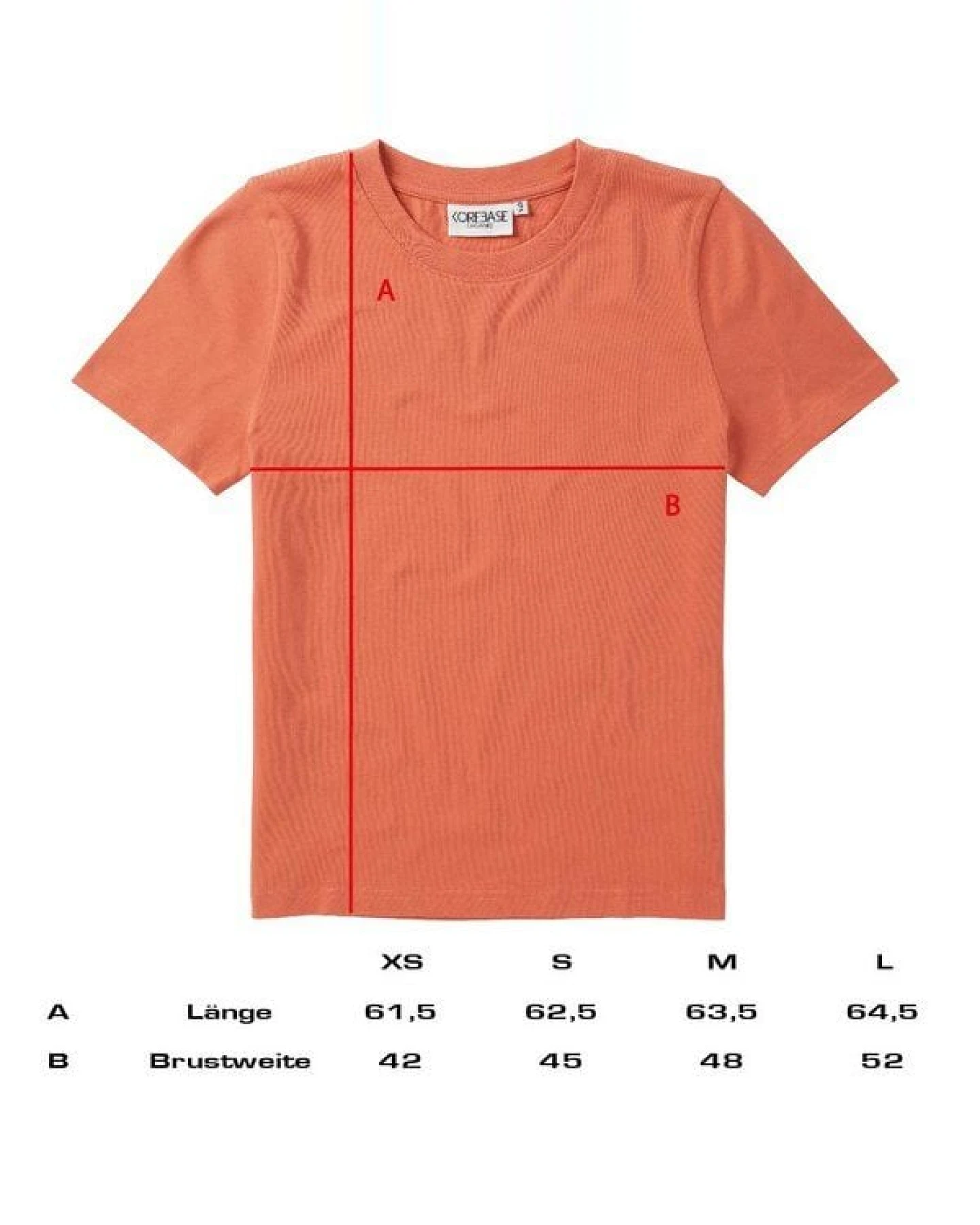 COREBASE Damen TShirt "Classic Fit" aus 100% Baumwolle – Ansicht 4