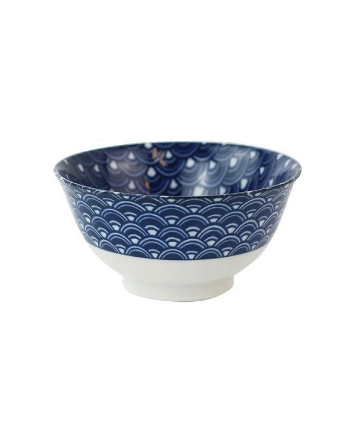 Mitienda Shop Porzellan Schale 250ml Waves blau, Japan