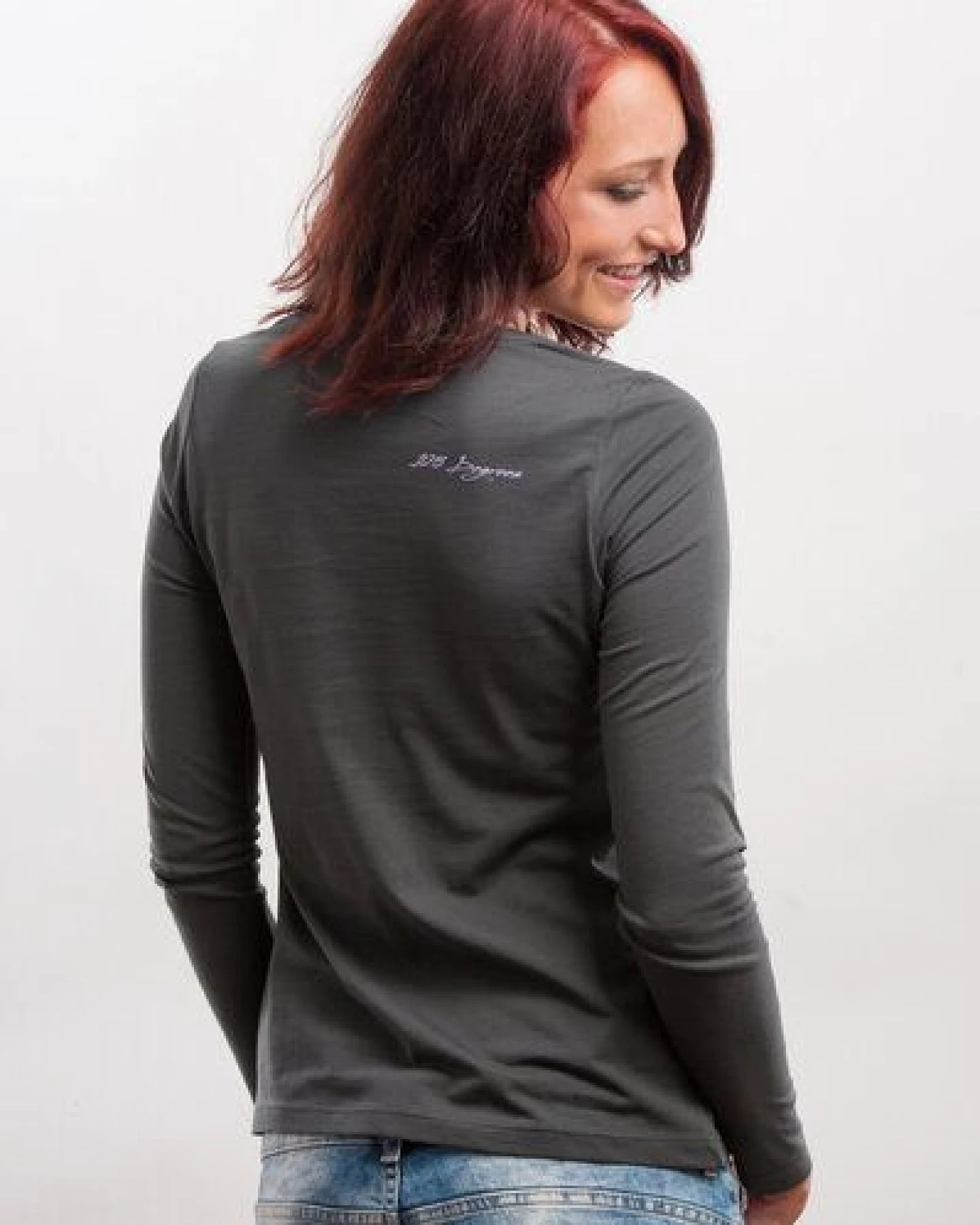 108 Degrees Longsleeve Shirt grau – Ansicht 2