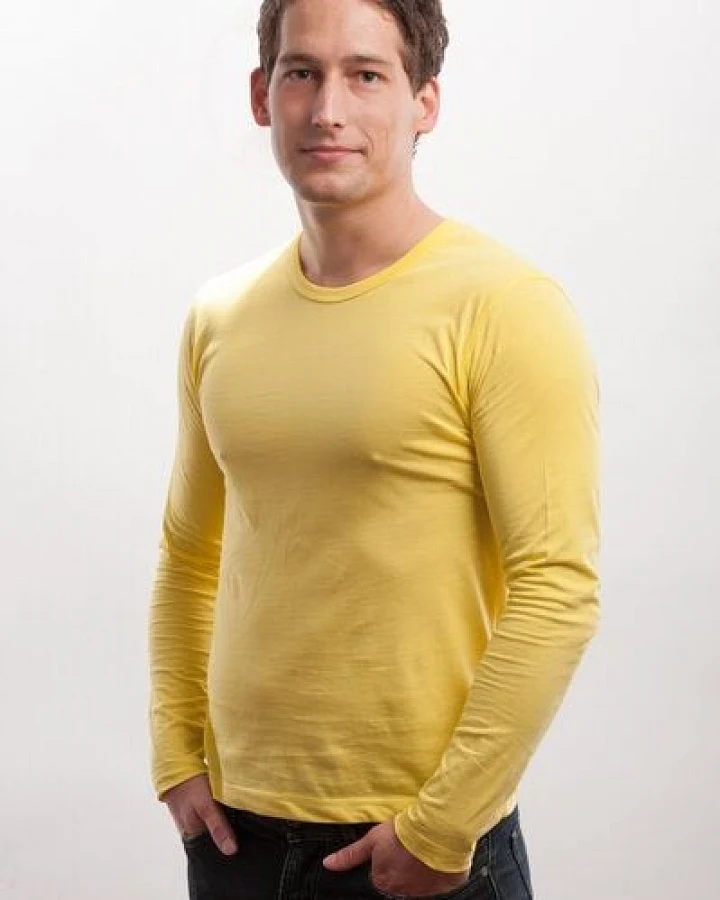 108 Degrees Longsleeve Shirt gelb GOTS