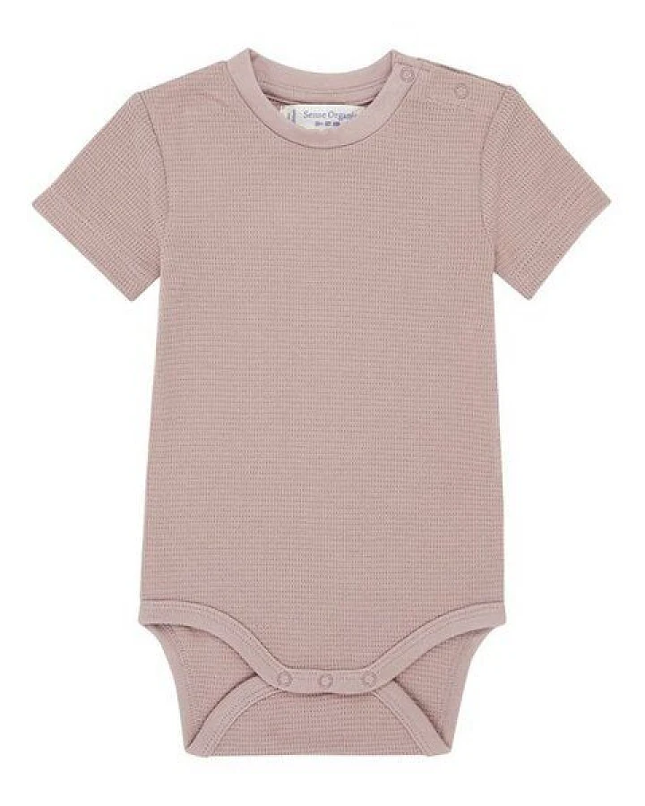 sense-organics AKELA Kurzarmbody Classic aus Waffel-Jersey von Sense Organics