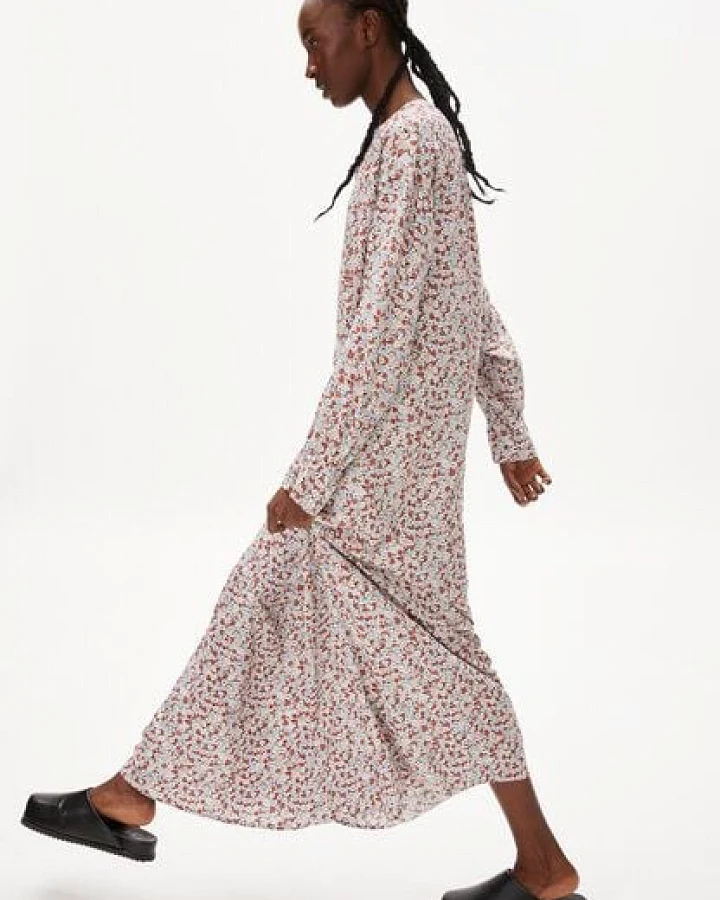 ARMEDANGELS ASTRAA BOHEME - Damen Webkleid Oversized Fit aus LENZING ECOVERO Mix