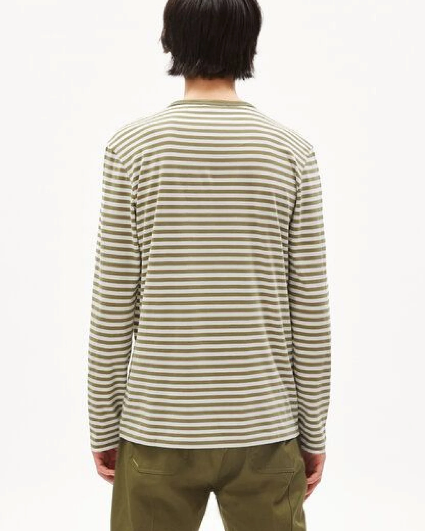 ARMEDANGELS JOHAAN STRIPES - Herren Longsleeve Regular Fit aus Bio-Baumwolle – Ansicht 2