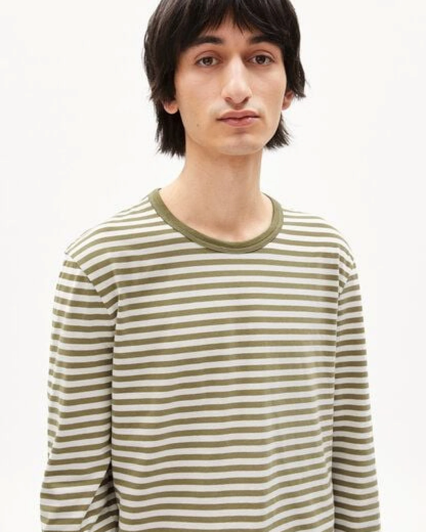 ARMEDANGELS JOHAAN STRIPES - Herren Longsleeve Regular Fit aus Bio-Baumwolle – Ansicht 3