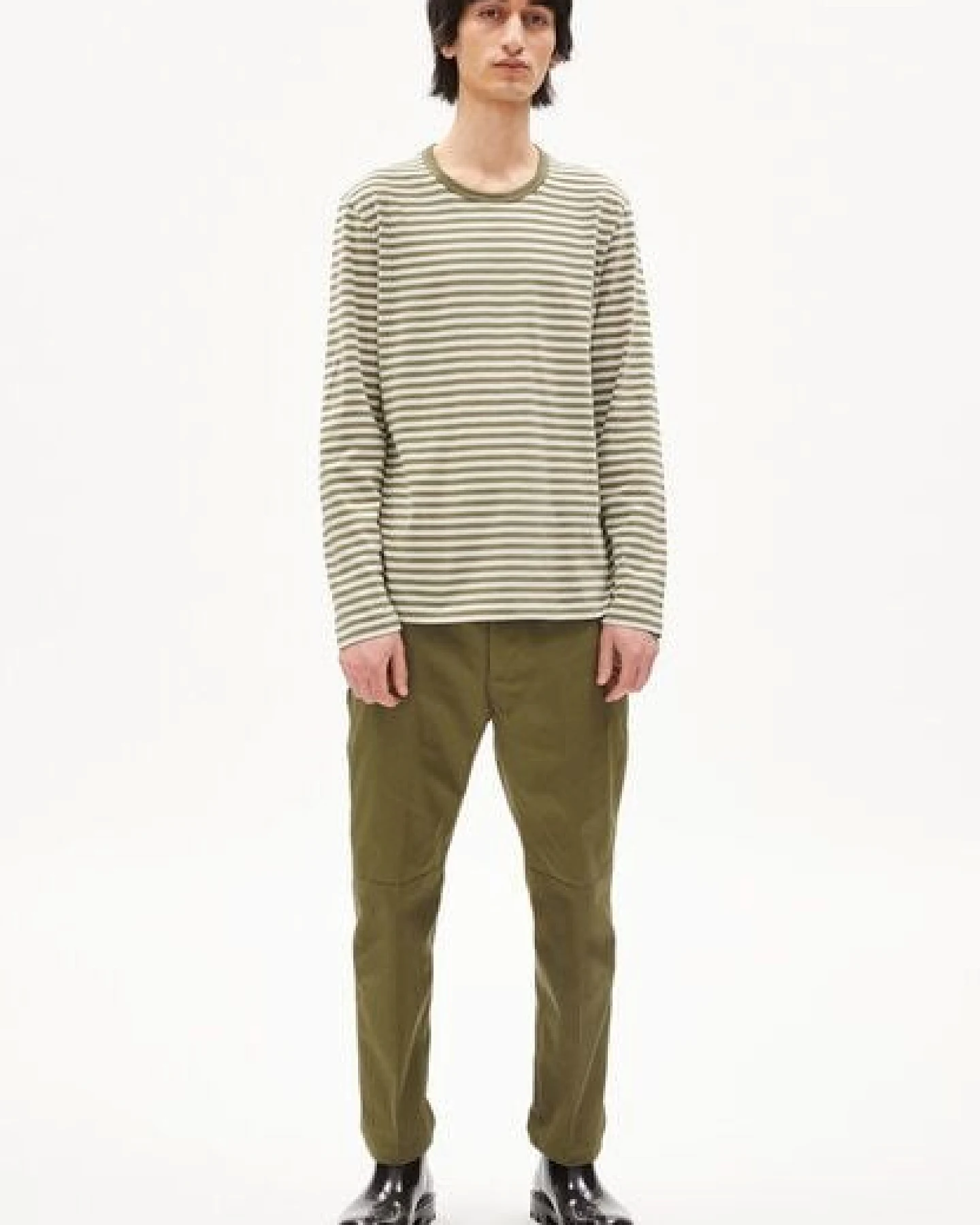 ARMEDANGELS JOHAAN STRIPES - Herren Longsleeve Regular Fit aus Bio-Baumwolle – Ansicht 4