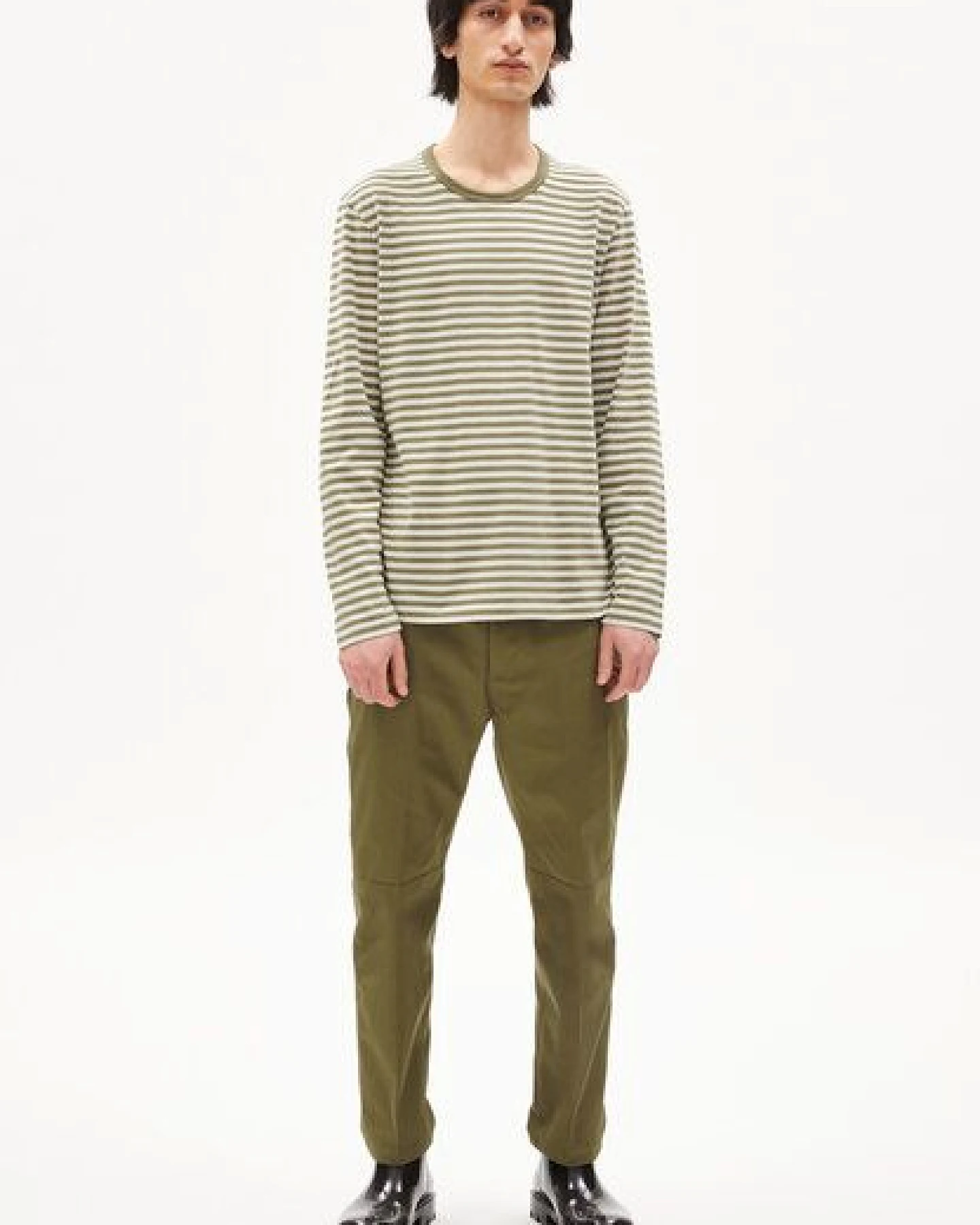 ARMEDANGELS JOHAAN STRIPES - Herren Longsleeve Regular Fit aus Bio-Baumwolle – Ansicht 4