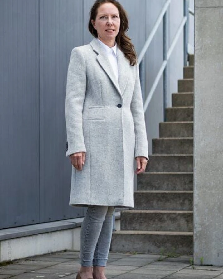 mio eco Klassischer Blazermantel Tilda Elbwolle