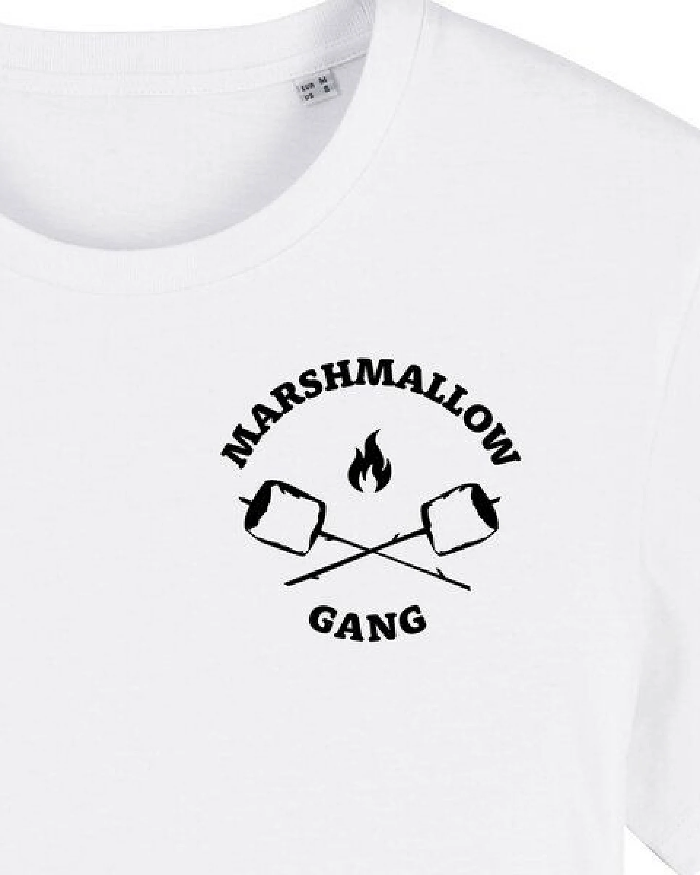 Marshmallow Gang - Brust Motiv - päfjes Fair Wear Männer T-Shirt - White – Ansicht 2