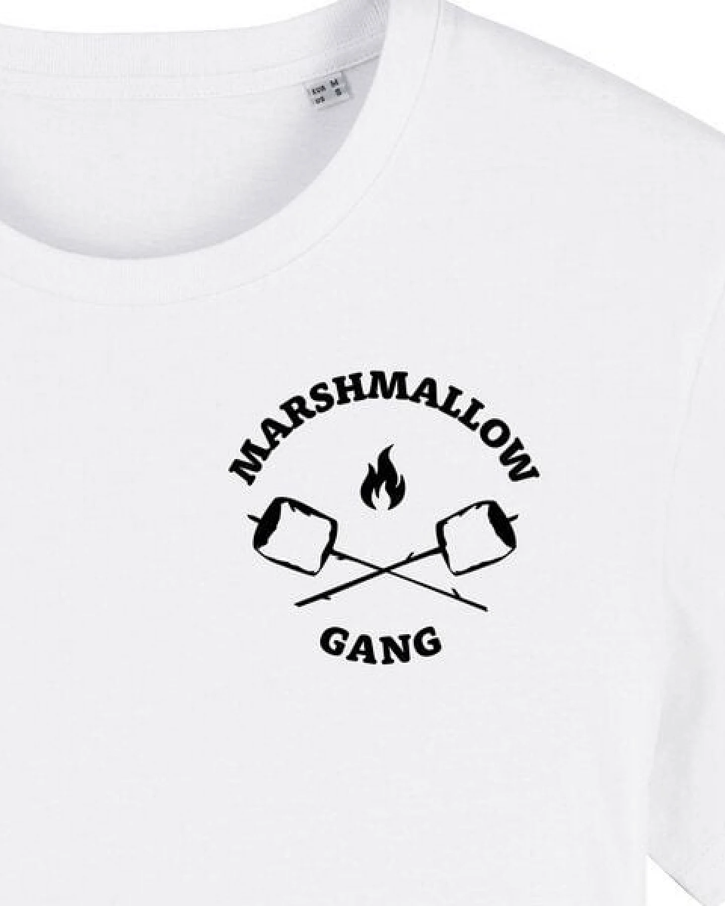 Marshmallow Gang - Brust Motiv - päfjes Fair Wear Männer T-Shirt - White – Ansicht 2