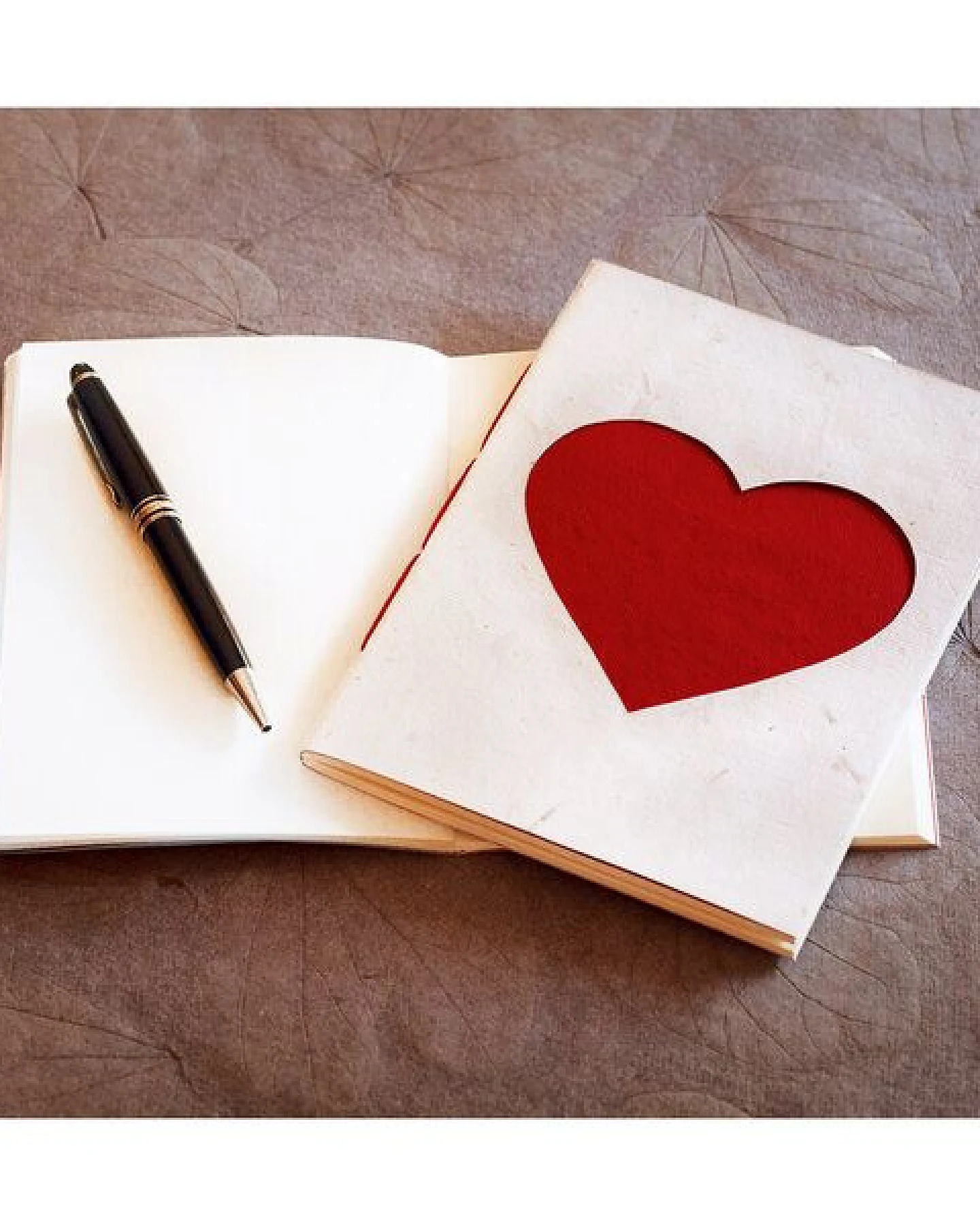 Sundara Notizbuch-Set „Love“ Biobaumwoll-Papier – Ansicht 3
