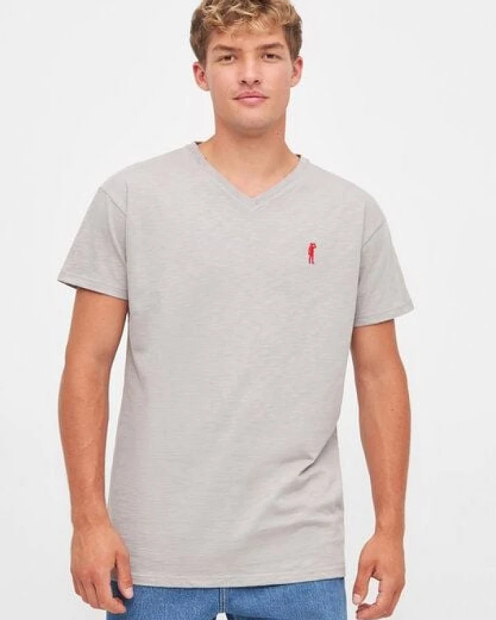 derbe Kurzarm T-shirt Print „Basic Kippes“