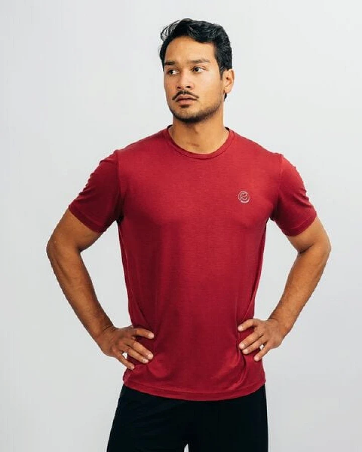 VIDAR Sport Herren Natural Sport Tee aus TENCEL Lyocell