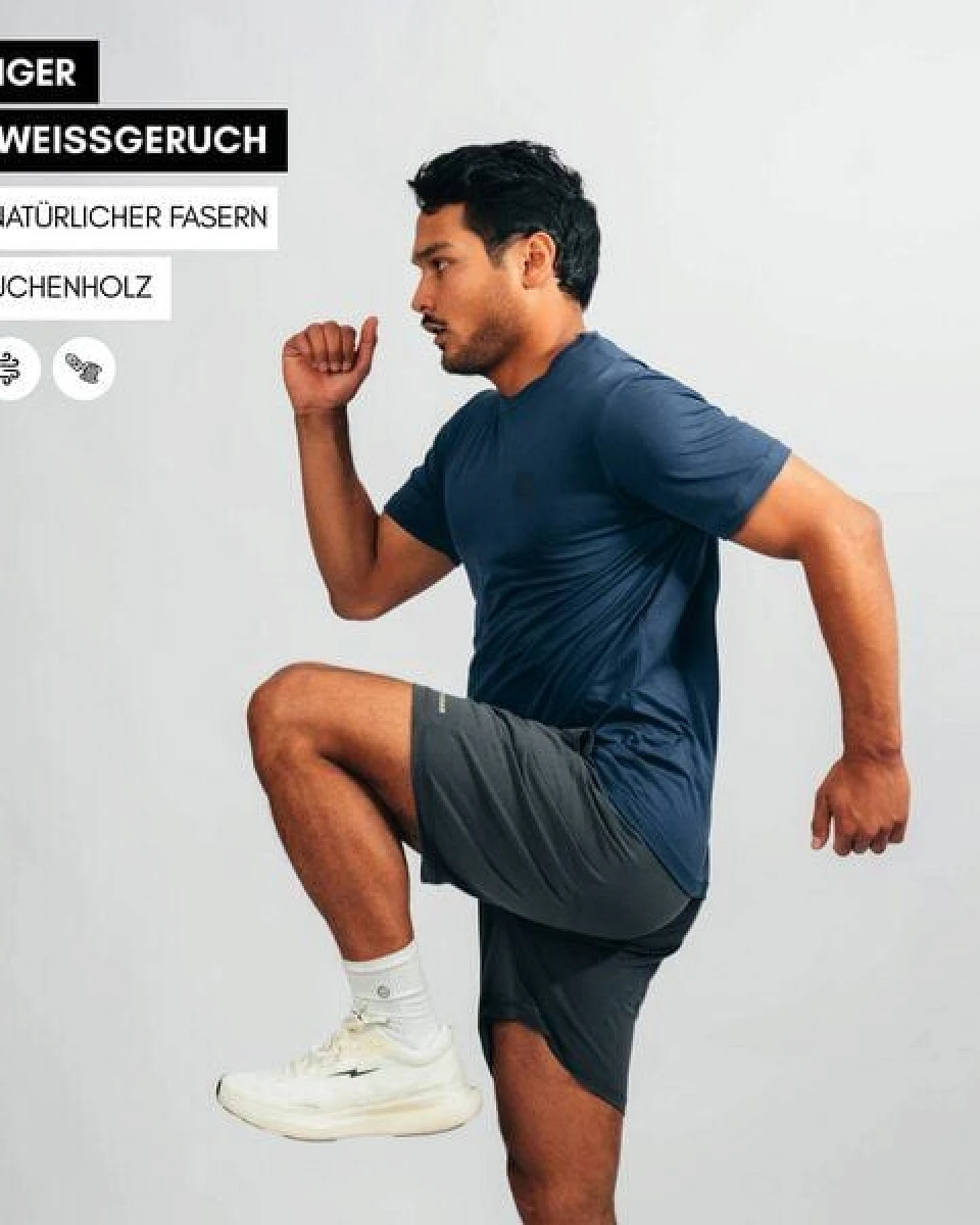 VIDAR Sport Herren Natural Sport Tee aus TENCEL Lyocell – Ansicht 3