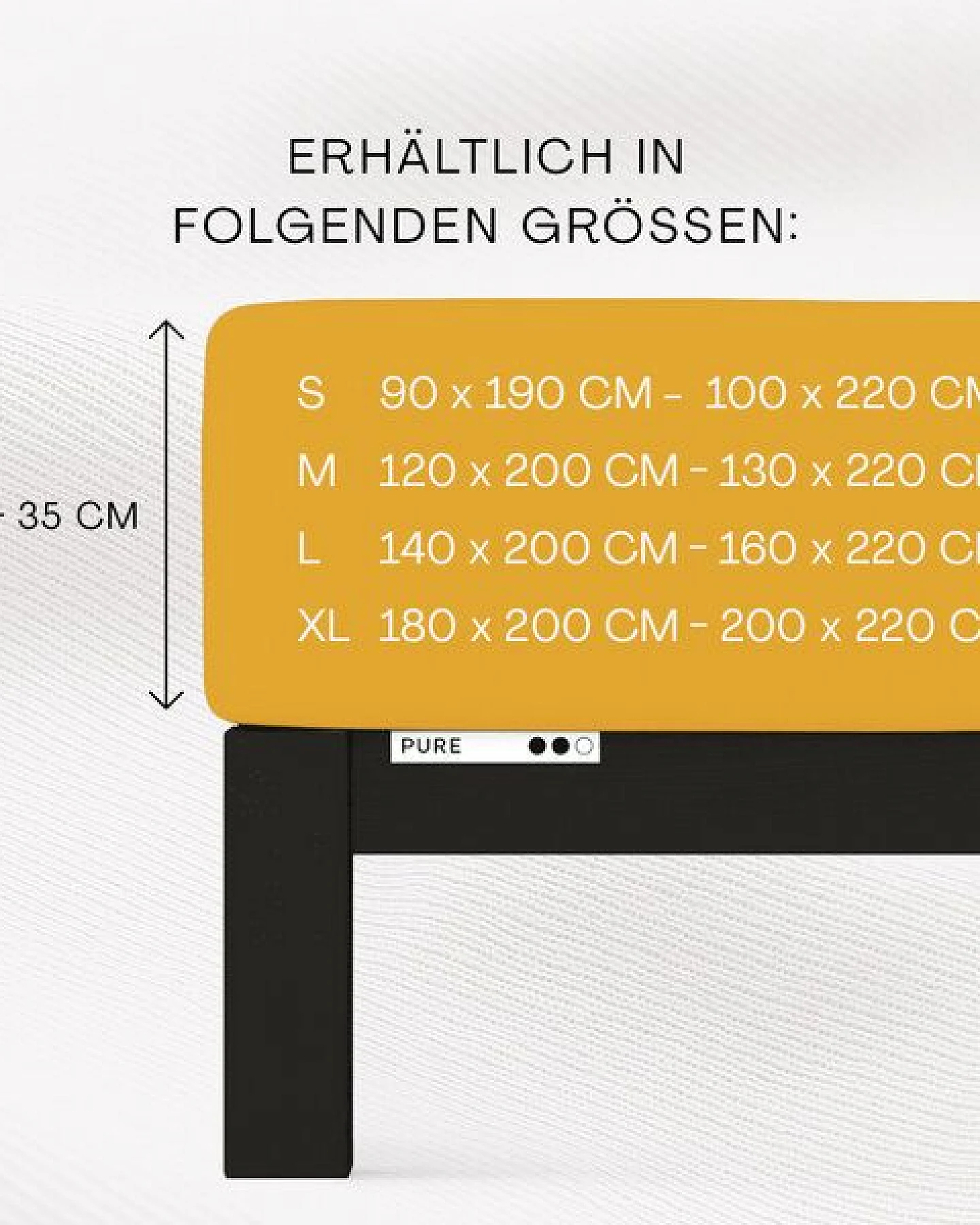 Schlafgut Spannbettlaken Pure - 95% Biobaumwolle, 5% Elasthan - Matratzenhöhe von 18-35cm – Ansicht 3