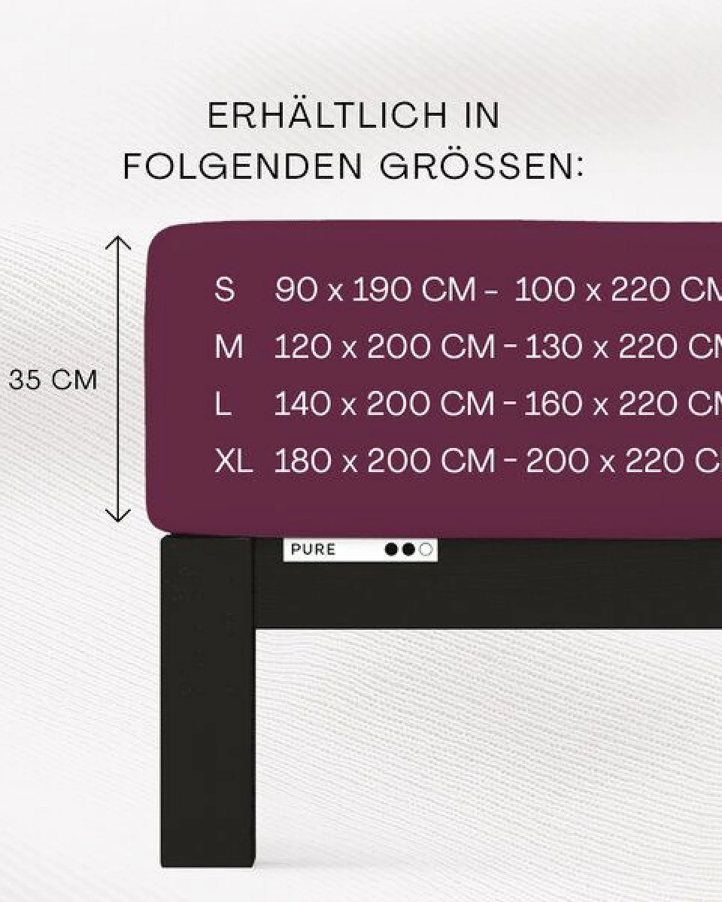 Schlafgut Spannbettlaken Pure - 95% Biobaumwolle, 5% Elasthan - Matratzenhöhe von 18-35cm – Ansicht 3