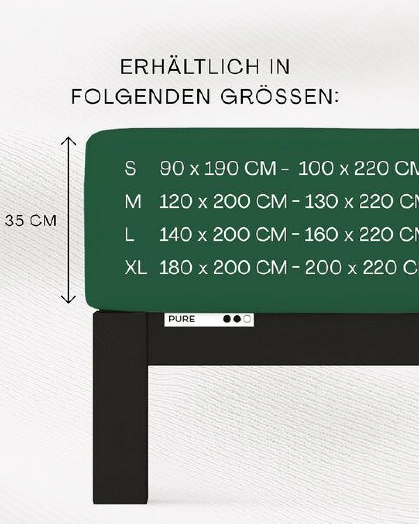 Schlafgut Spannbettlaken Pure - 95% Biobaumwolle, 5% Elasthan - Matratzenhöhe von 18-35cm – Ansicht 3
