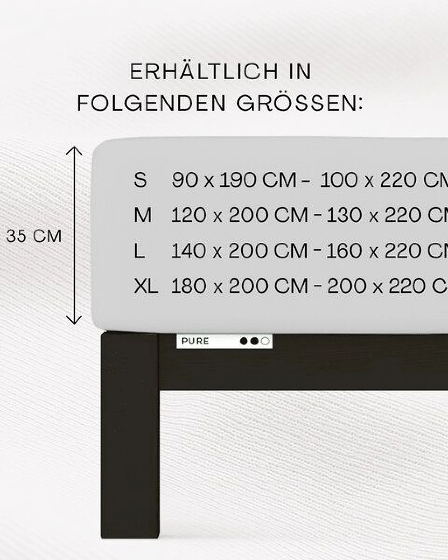 Schlafgut Spannbettlaken Pure - 95% Biobaumwolle, 5% Elasthan - Matratzenhöhe von 18-35cm – Ansicht 3