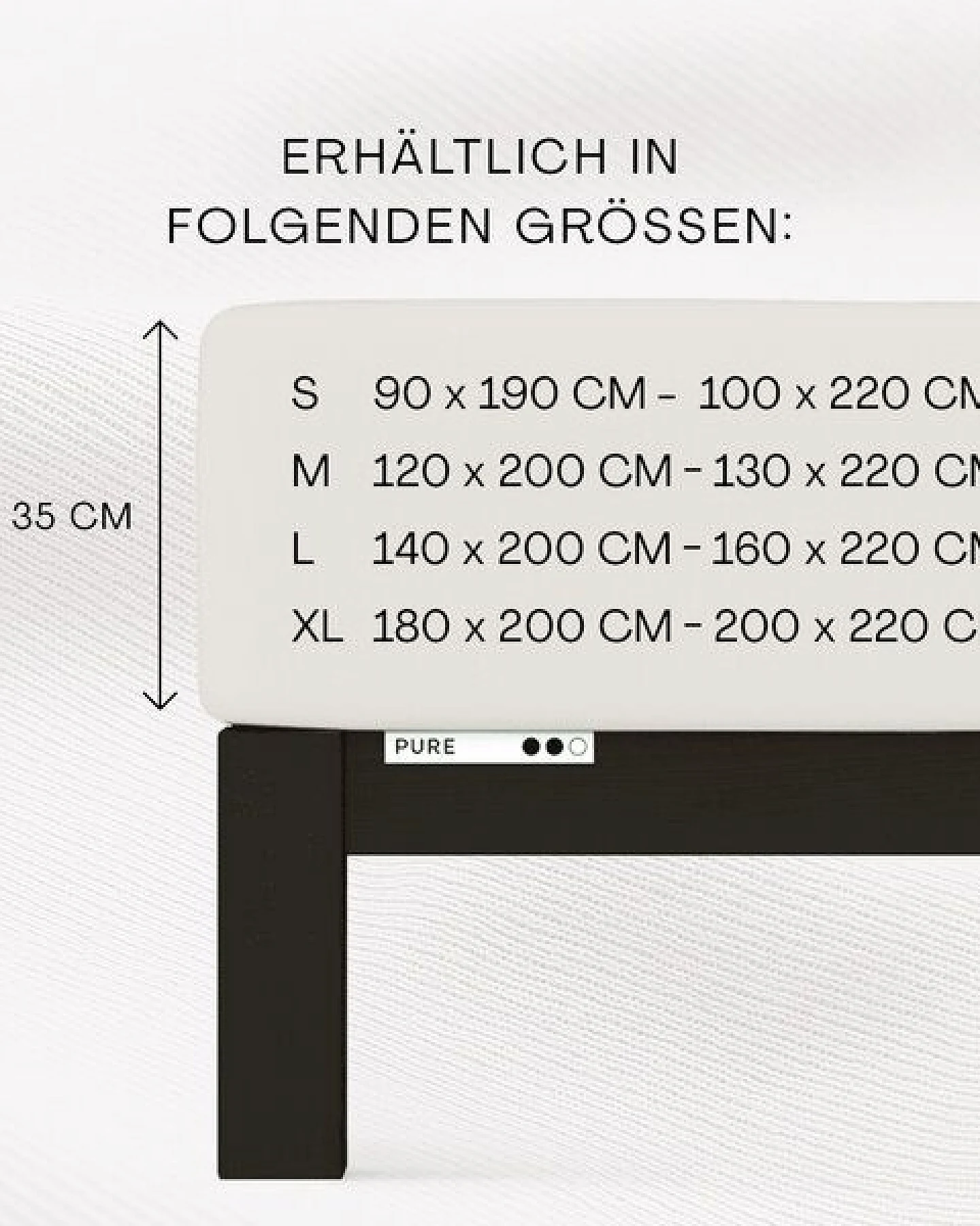Schlafgut Spannbettlaken Pure - 95% Biobaumwolle, 5% Elasthan - Matratzenhöhe von 18-35cm – Ansicht 3