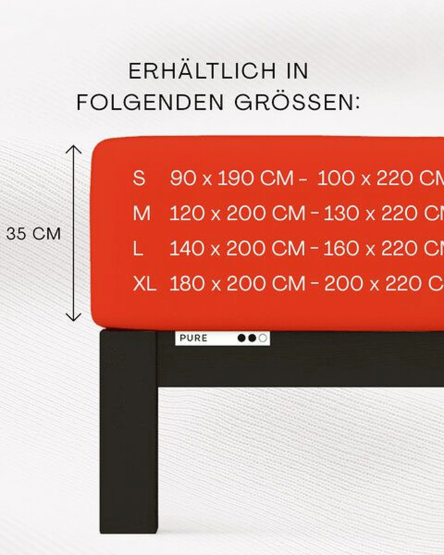 Schlafgut Spannbettlaken Pure - 95% Biobaumwolle, 5% Elasthan - Matratzenhöhe von 18-35cm – Ansicht 3