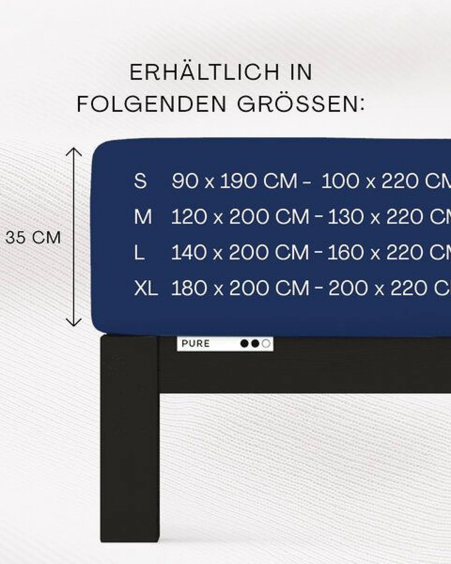 Schlafgut Spannbettlaken Pure - 95% Biobaumwolle, 5% Elasthan - Matratzenhöhe von 18-35cm – Ansicht 3