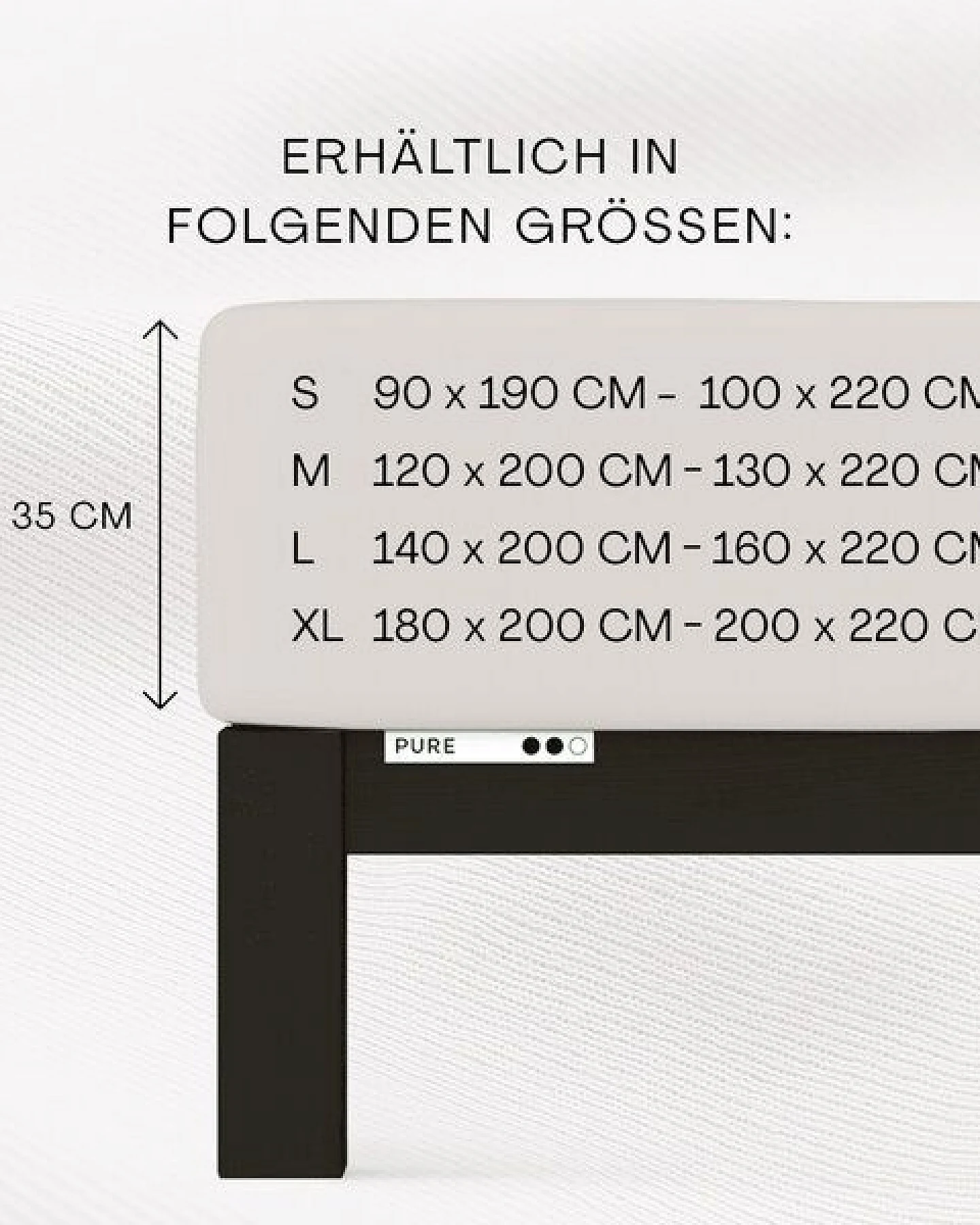 Schlafgut Spannbettlaken Pure - 95% Biobaumwolle, 5% Elasthan - Matratzenhöhe von 18-35cm – Ansicht 3