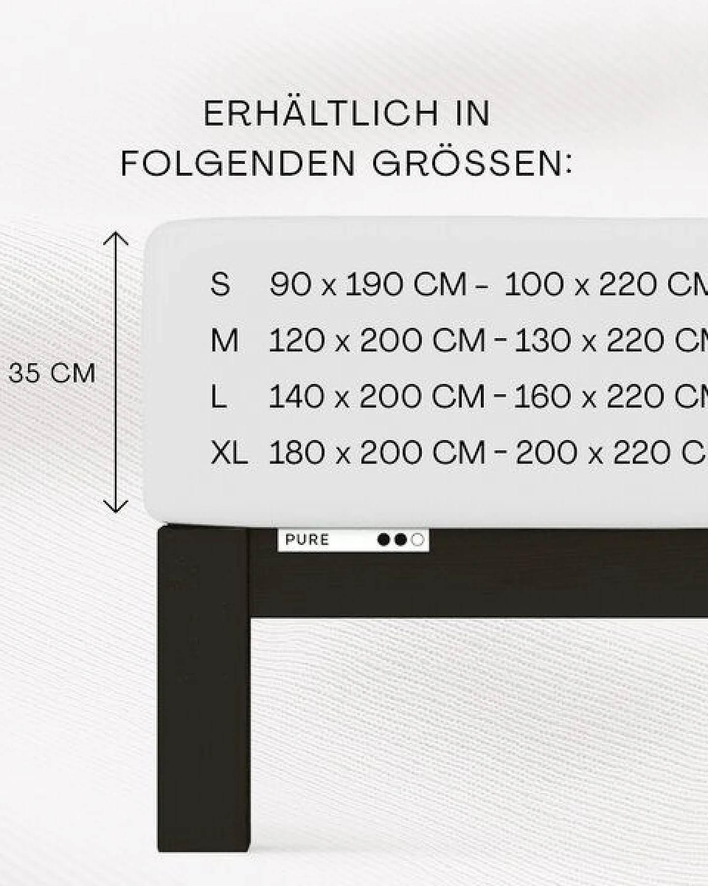 Schlafgut Spannbettlaken Pure - 95% Biobaumwolle, 5% Elasthan - Matratzenhöhe von 18-35cm – Ansicht 3
