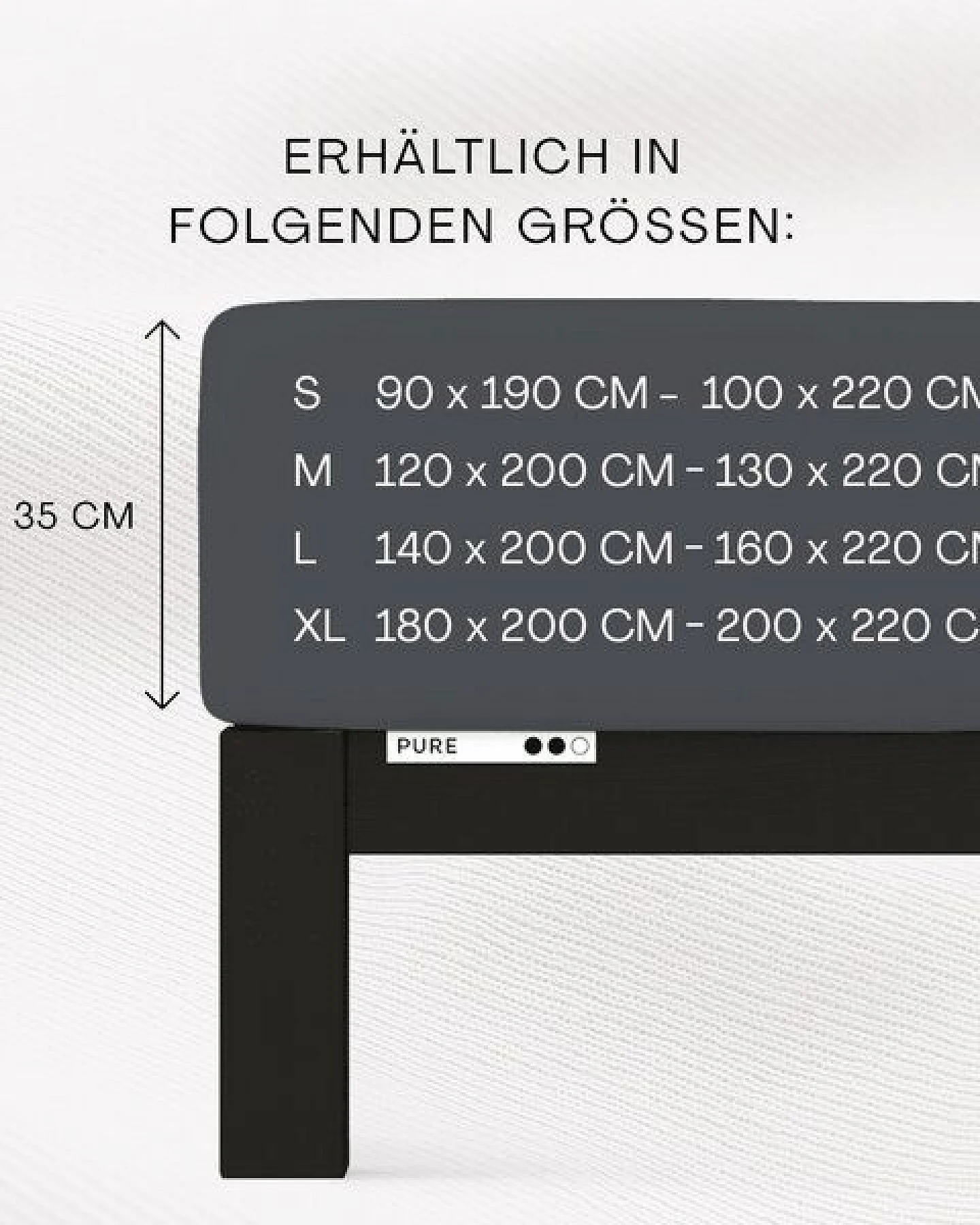 Schlafgut Spannbettlaken Pure - 95% Biobaumwolle, 5% Elasthan - Matratzenhöhe von 18-35cm – Ansicht 3