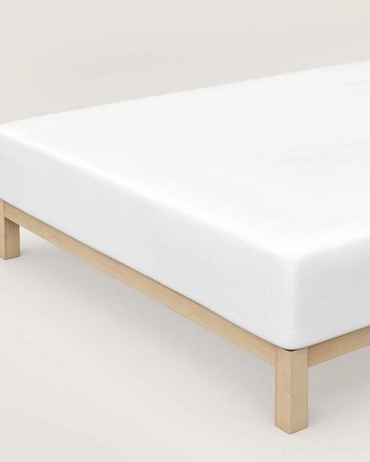 Schlafgut Boxspring Spannbettlaken Pure 95% Biobaumwolle, 5% Elasthan - Matratzenhöhe bis 40cm