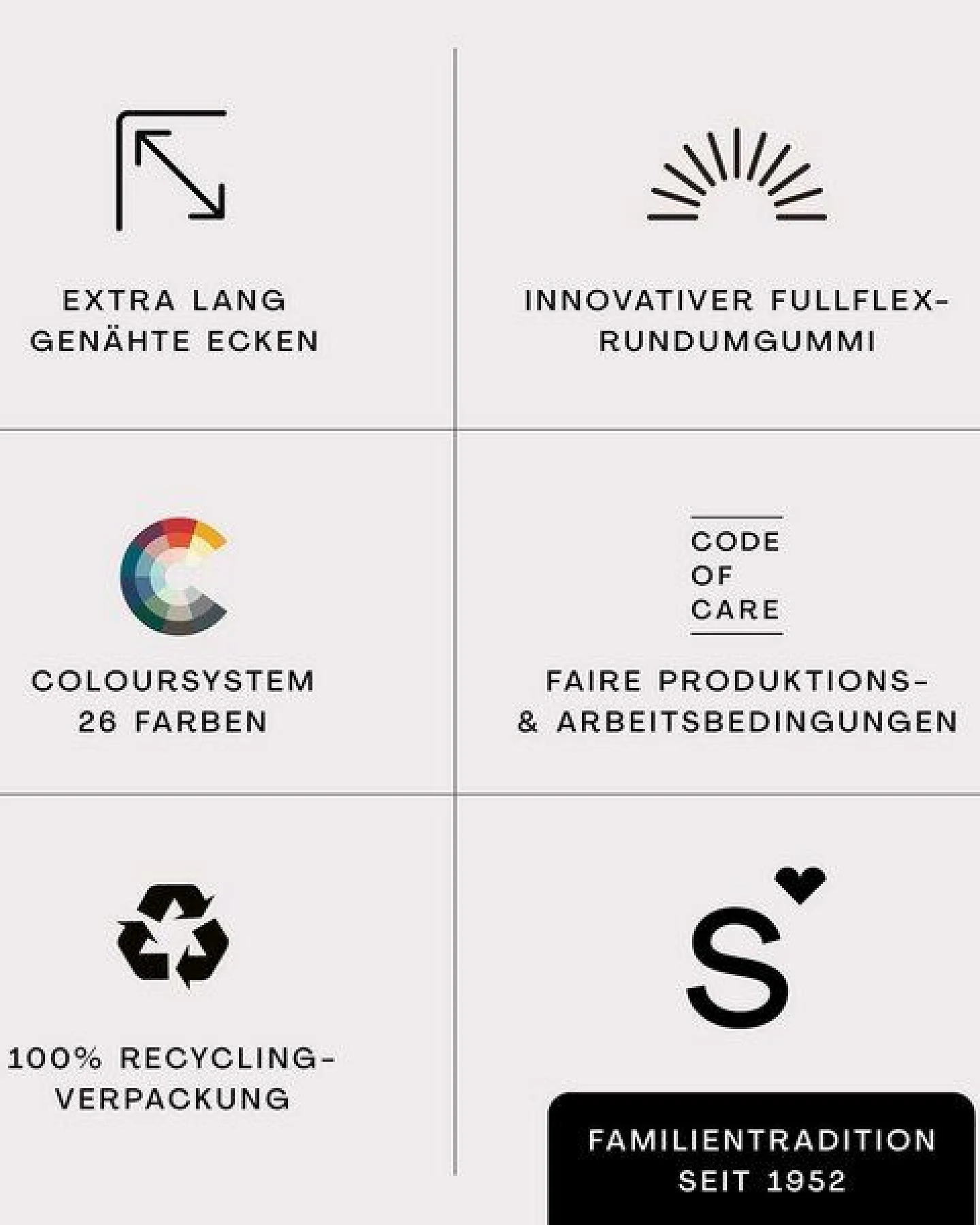 Schlafgut Boxspring Spannbettlaken Pure 95% Biobaumwolle, 5% Elasthan - Matratzenhöhe bis 40cm – Ansicht 4
