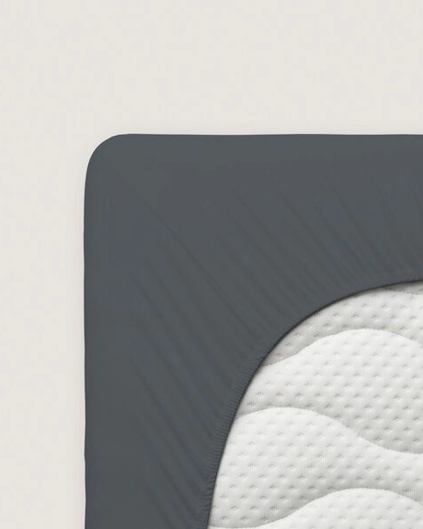 Schlafgut Boxspring Spannbettlaken Pure 95% Biobaumwolle, 5% Elasthan - Matratzenhöhe bis 40cm – Ansicht 2