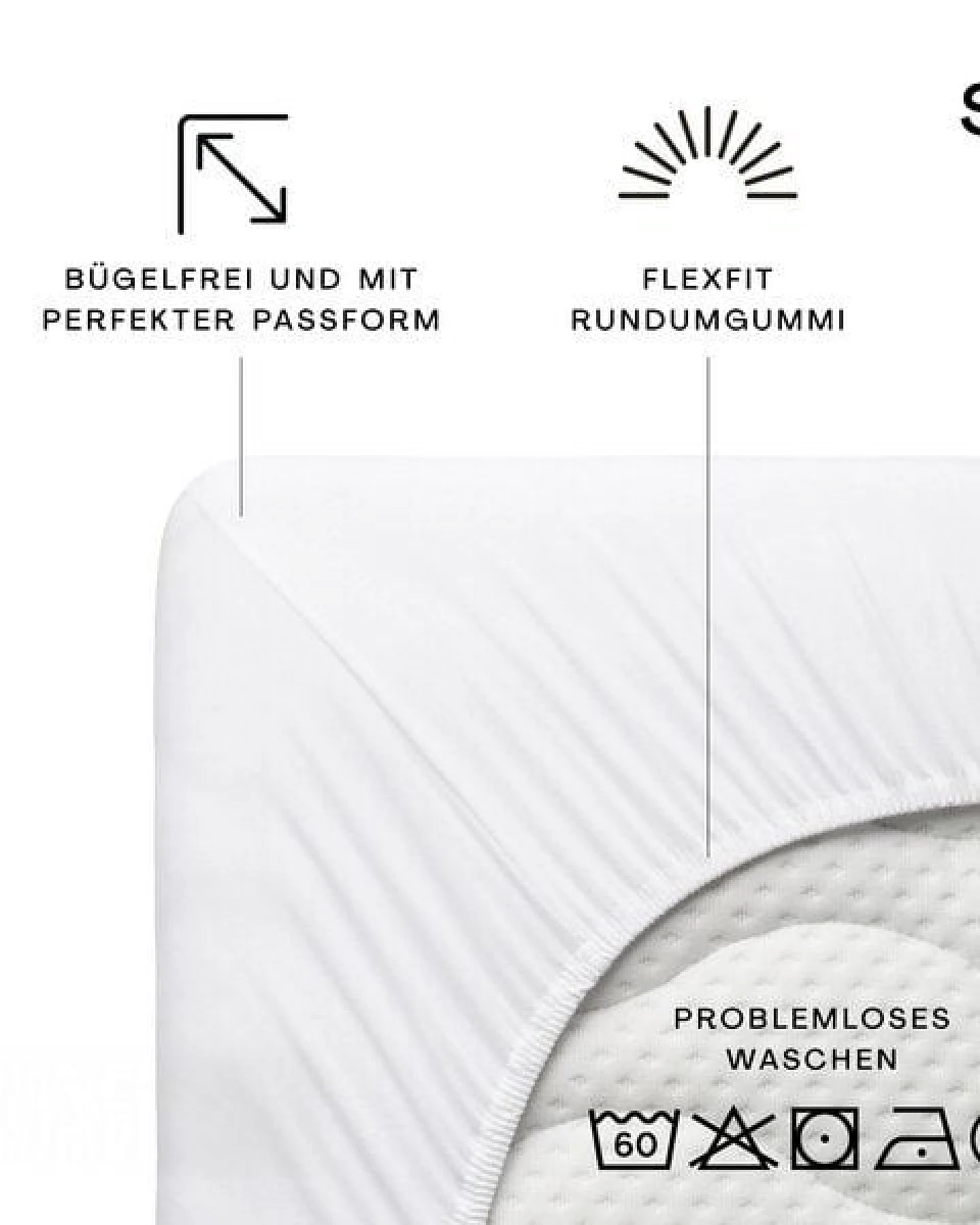 Schlafgut Spannbettlaken Casual Organic - 100% Biobaumwolle – Ansicht 2