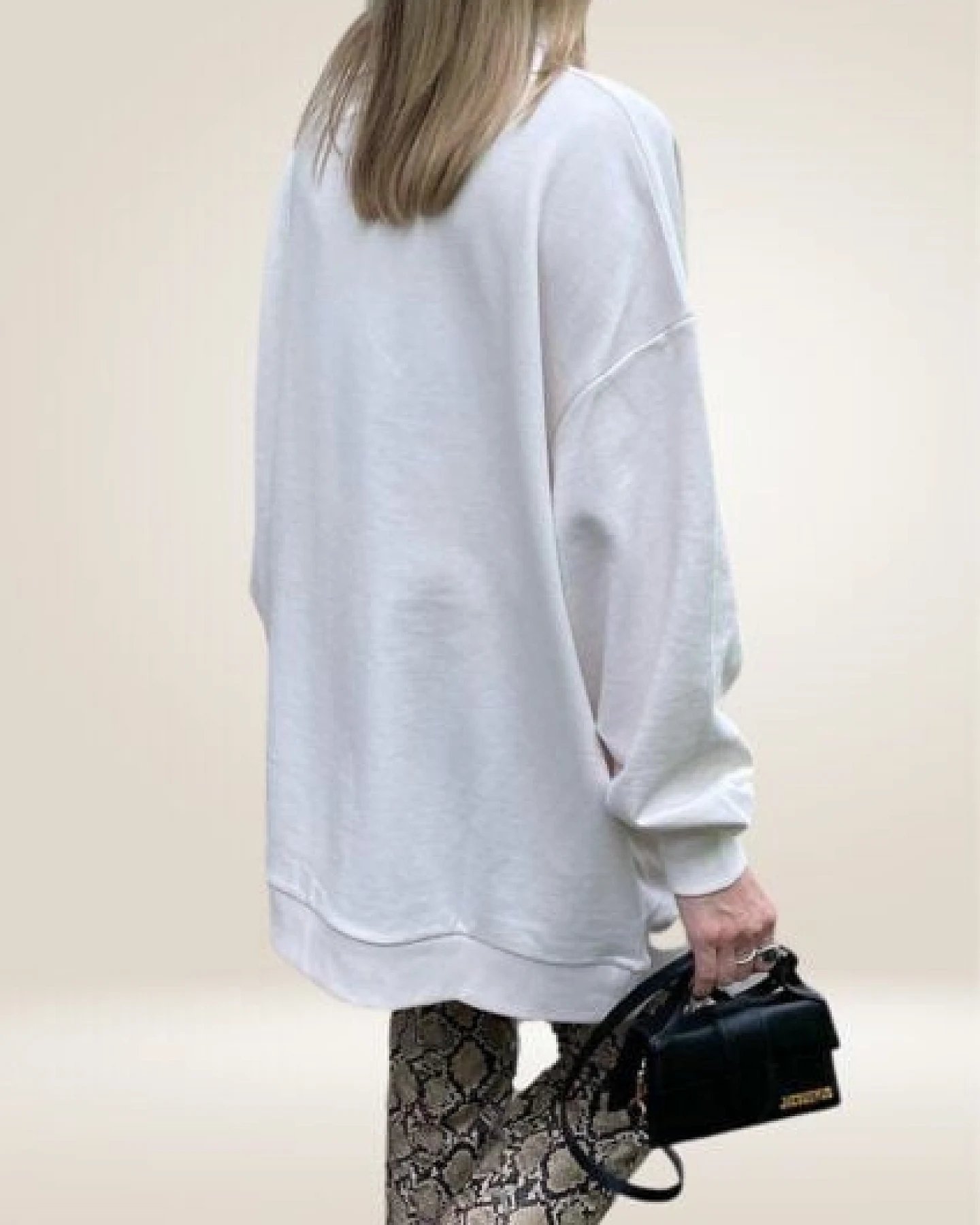 noemvri fashion label oversized Sweatshirt Turtleneck – Ansicht 3
