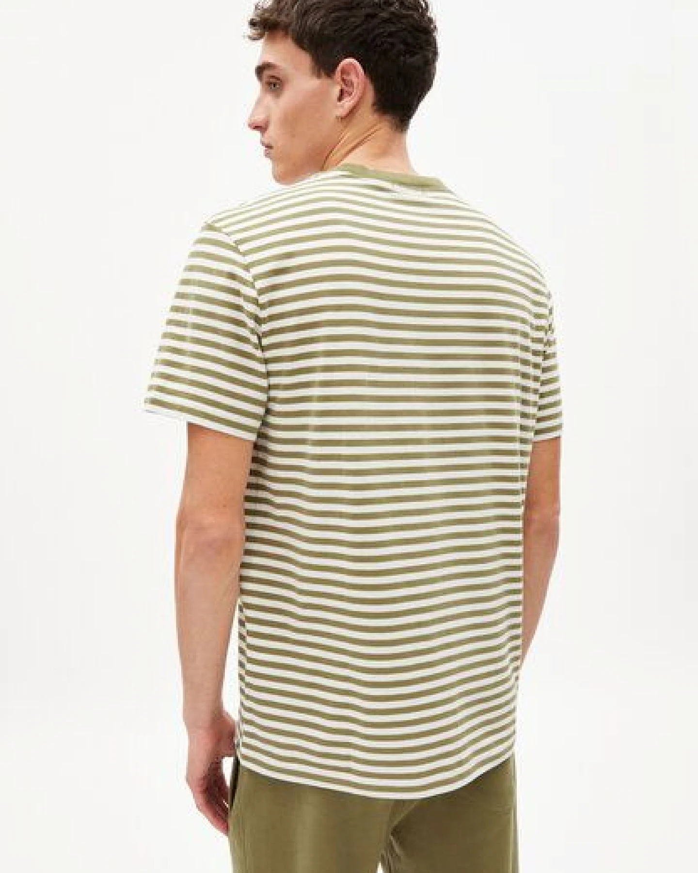 ARMEDANGELS AADON STRIPES - Herren T-Shirt Relaxed Fit aus Bio-Baumwolle – Ansicht 2