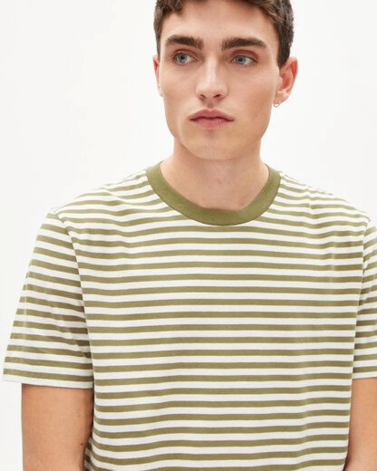 ARMEDANGELS AADON STRIPES - Herren T-Shirt Relaxed Fit aus Bio-Baumwolle – Ansicht 3