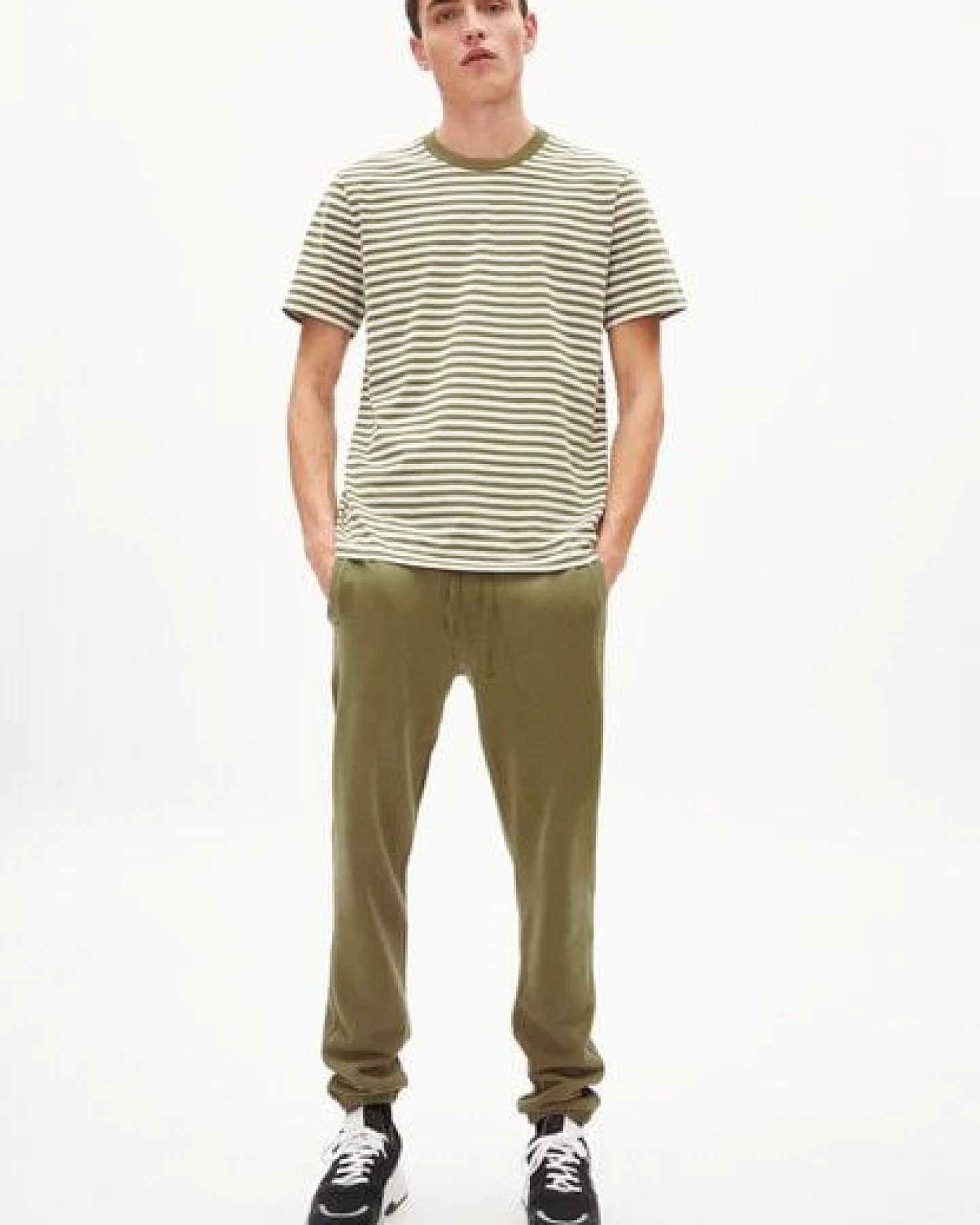 ARMEDANGELS AADON STRIPES - Herren T-Shirt Relaxed Fit aus Bio-Baumwolle – Ansicht 4