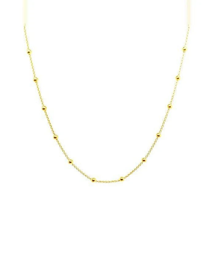 MOANINA Kette Choker Bella - 925 Silber/18k Gold Vermeil