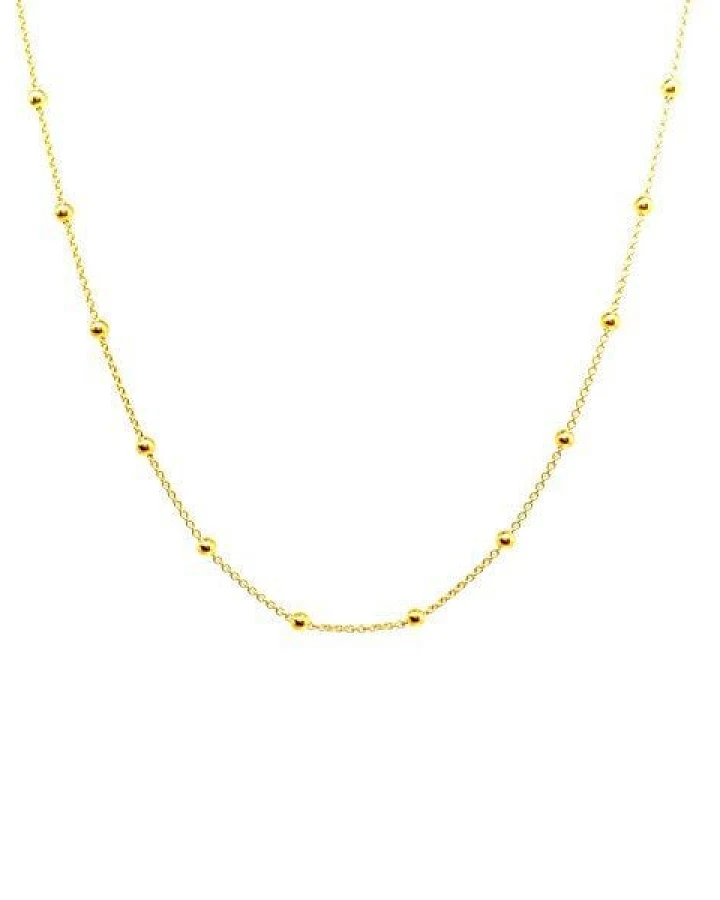 MOANINA Kette Choker Bella - 925 Silber/18k Gold Vermeil