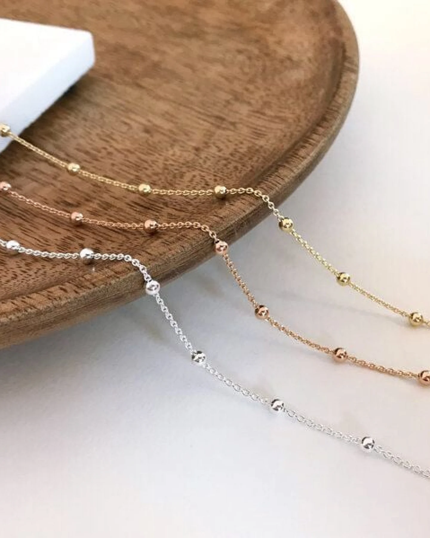 MOANINA Kette Choker Bella - 925 Silber/18k Gold Vermeil – Ansicht 3