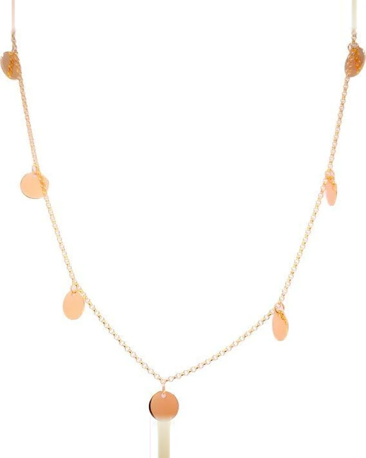 MOANINA Kette Glow Mini Coins - 925 Silber/18k Gold Vermeil