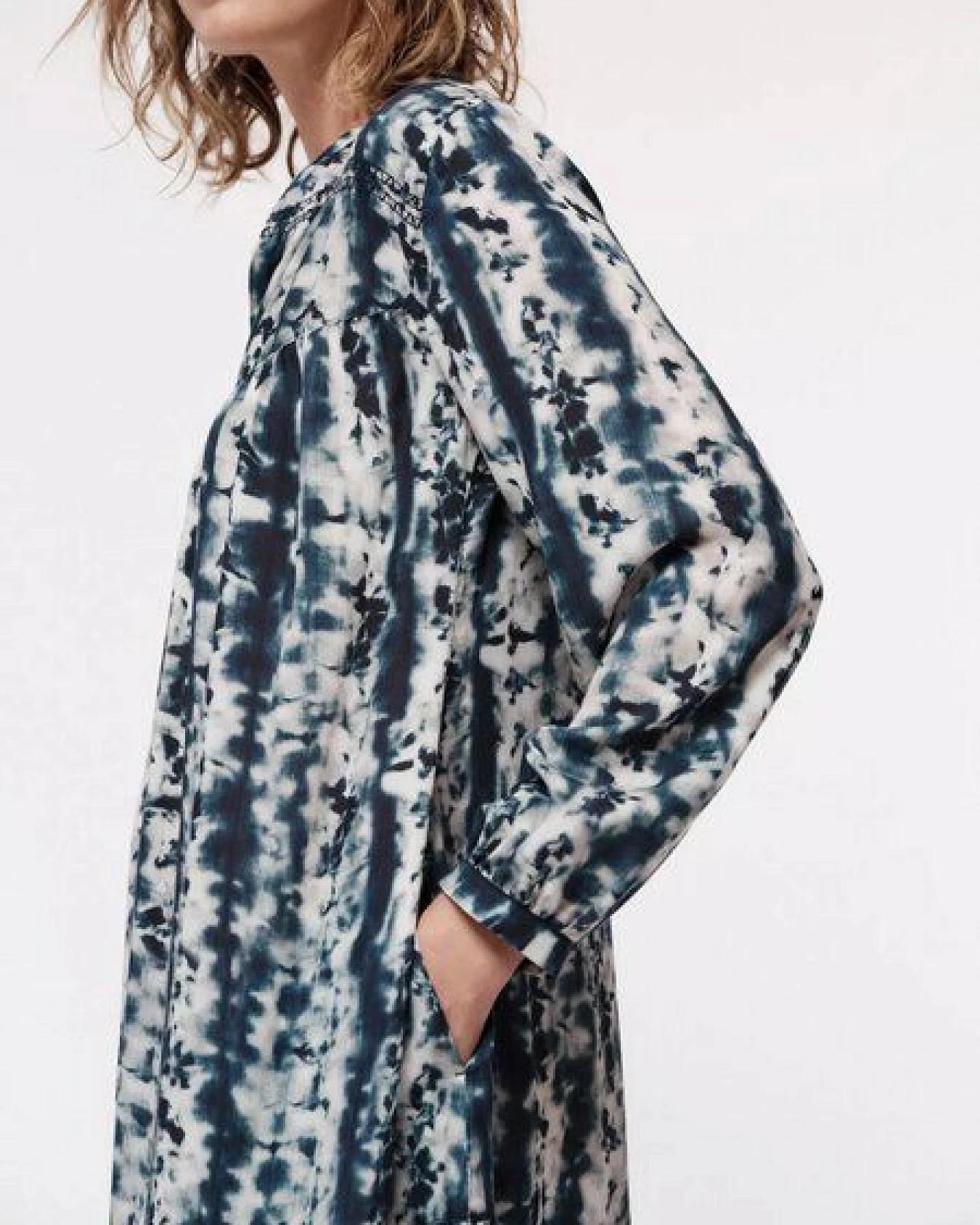 LANIUS Maxikleid Print Batik – Ansicht 2