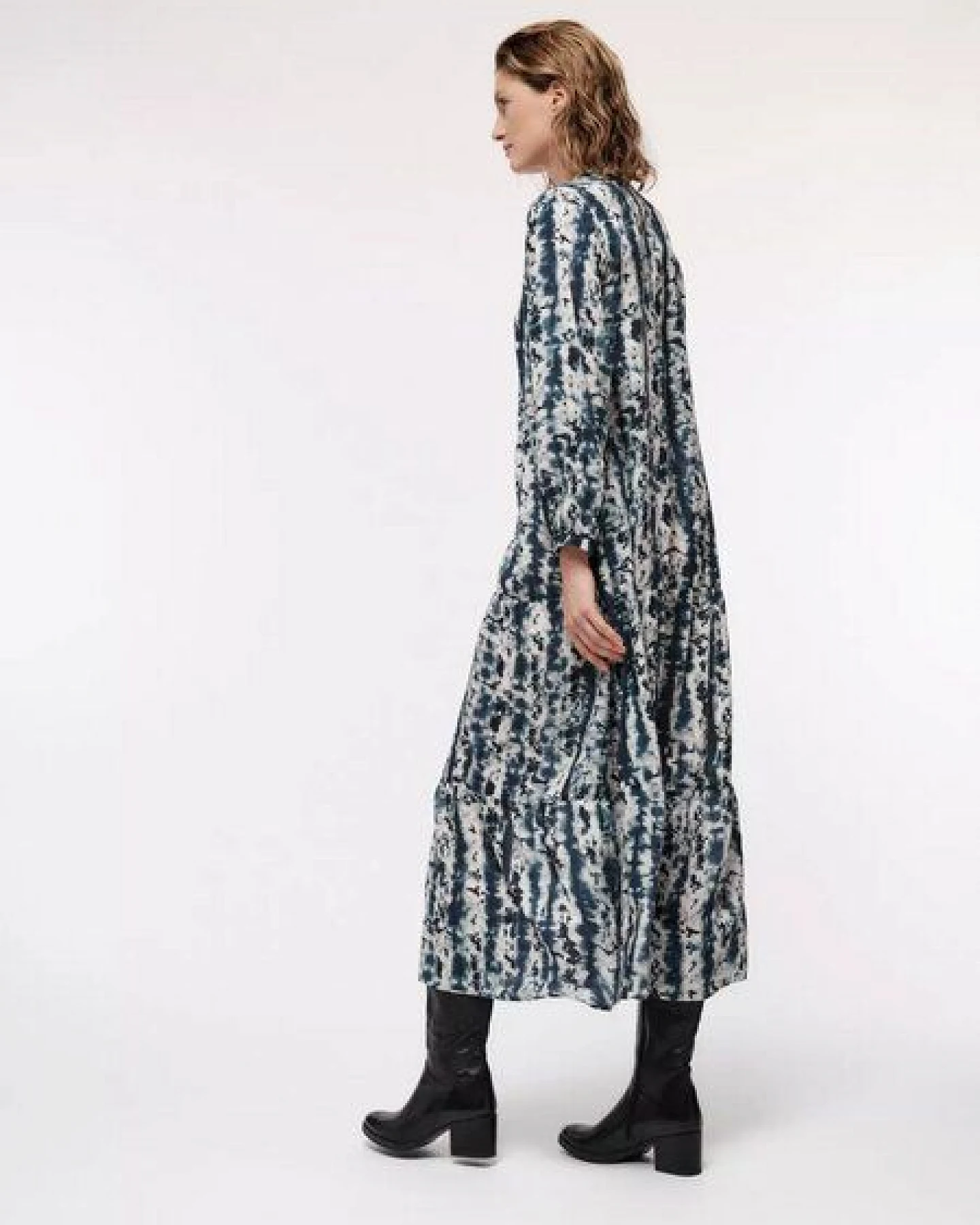 LANIUS Maxikleid Print Batik – Ansicht 3