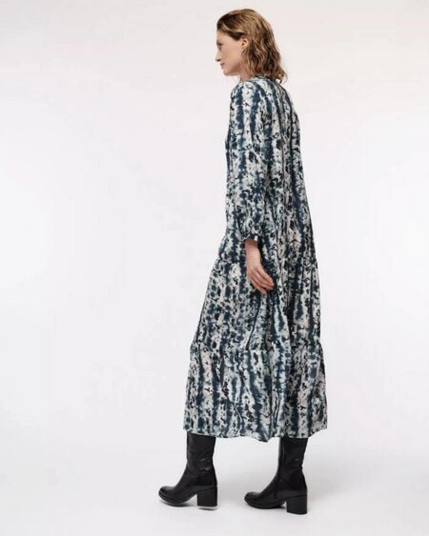 LANIUS Maxikleid Print Batik – Ansicht 3