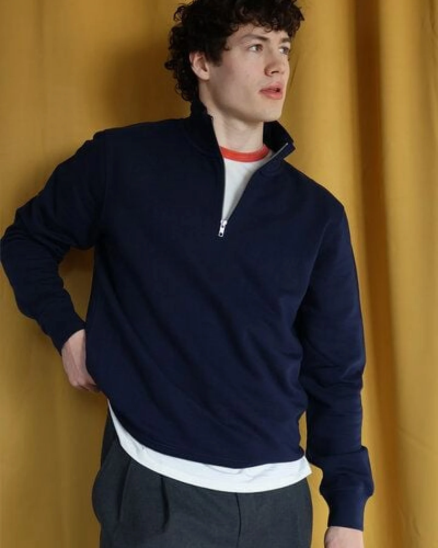 Biofair - Softer gemütlich-weicher Pullover mit Zip / Kultgut – Ansicht 4