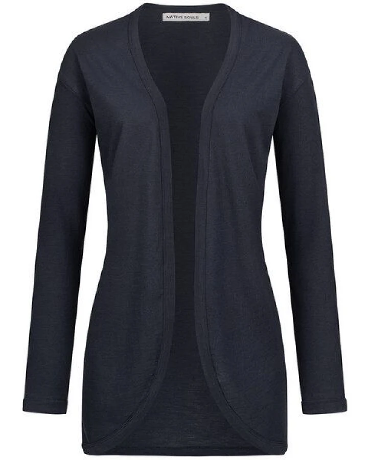NATIVE SOULS Slub Cardigan Damen