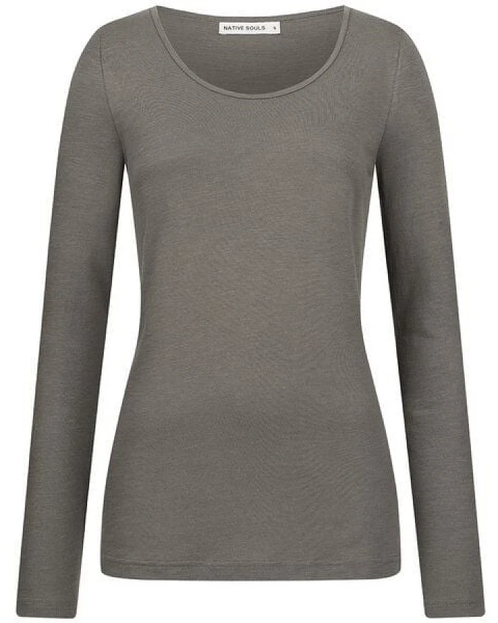 NATIVE SOULS Slub Longsleeve Basic Damen