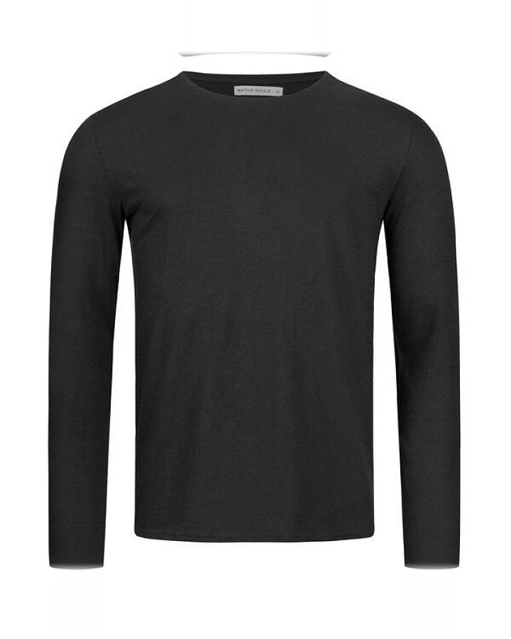 NATIVE SOULS Slub Longsleeve Basic Herren